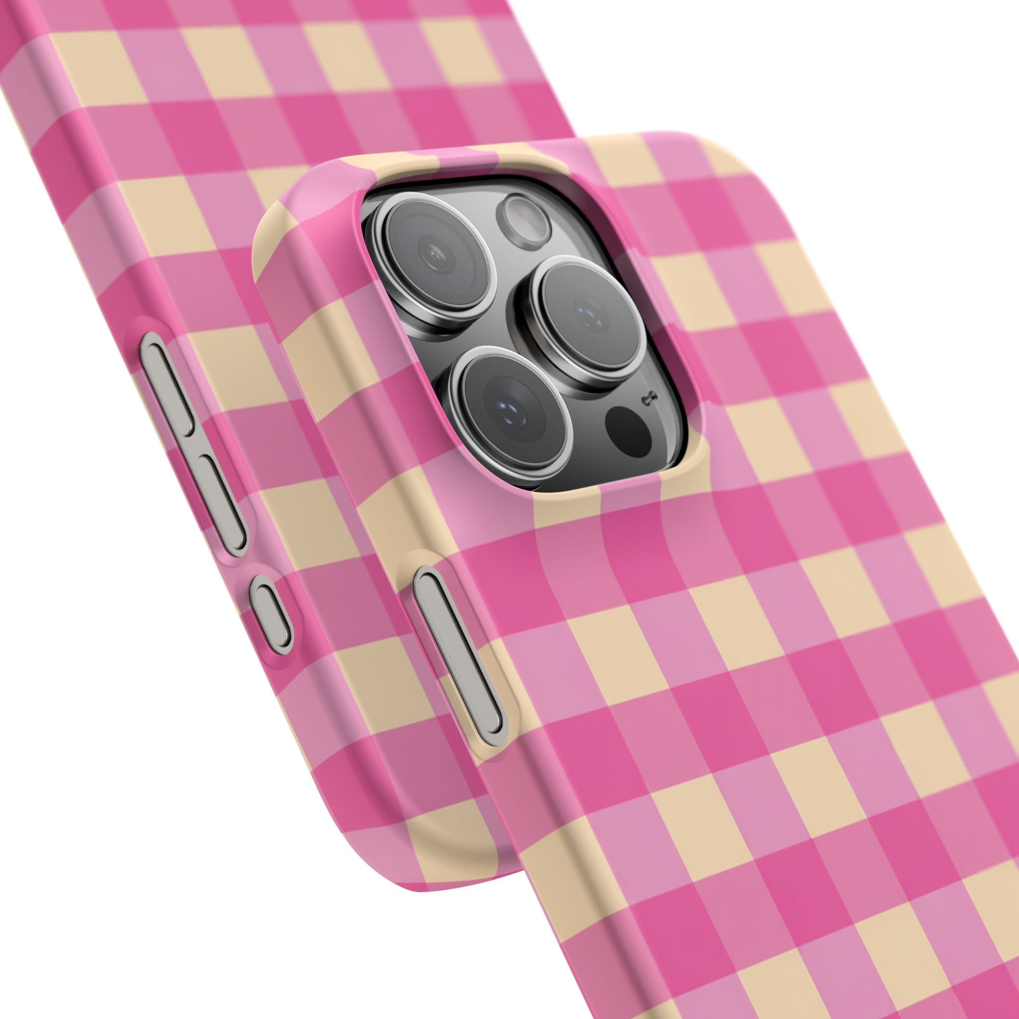 Pink Gingham Phone Case