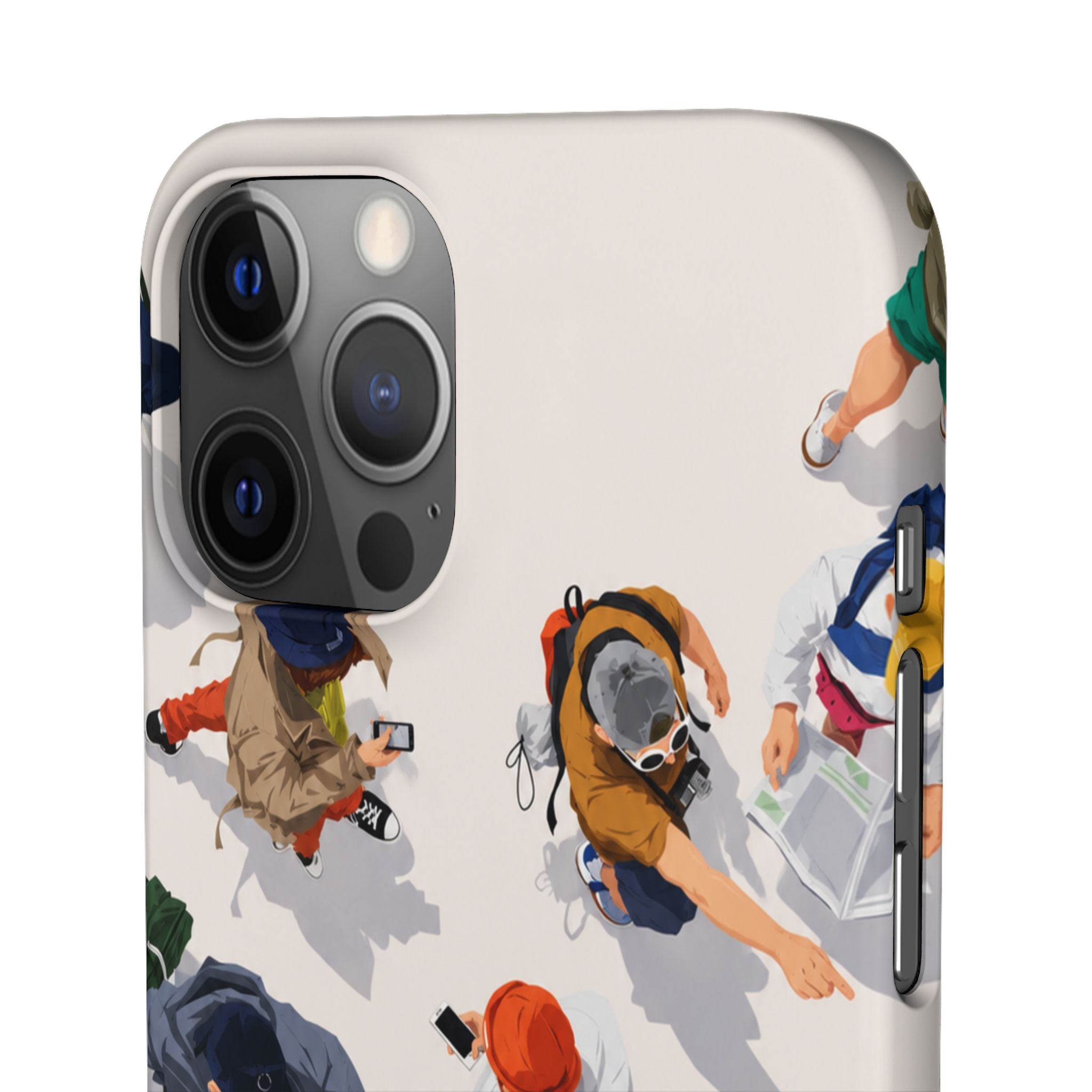 City Crowd Aesthetic Phone Case