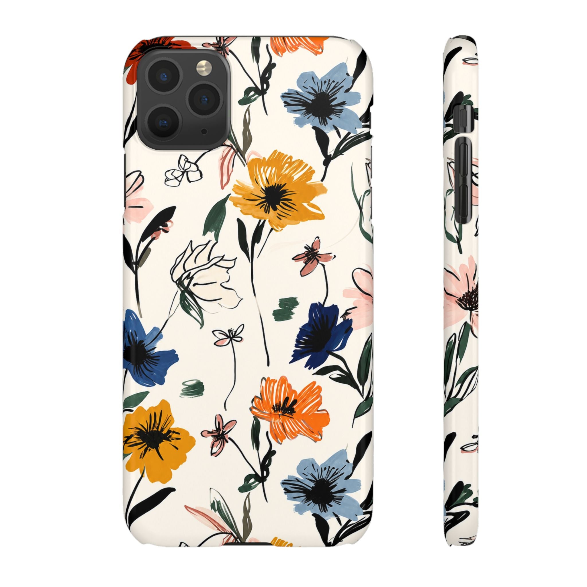 Wildflower Sketch Phone Case
