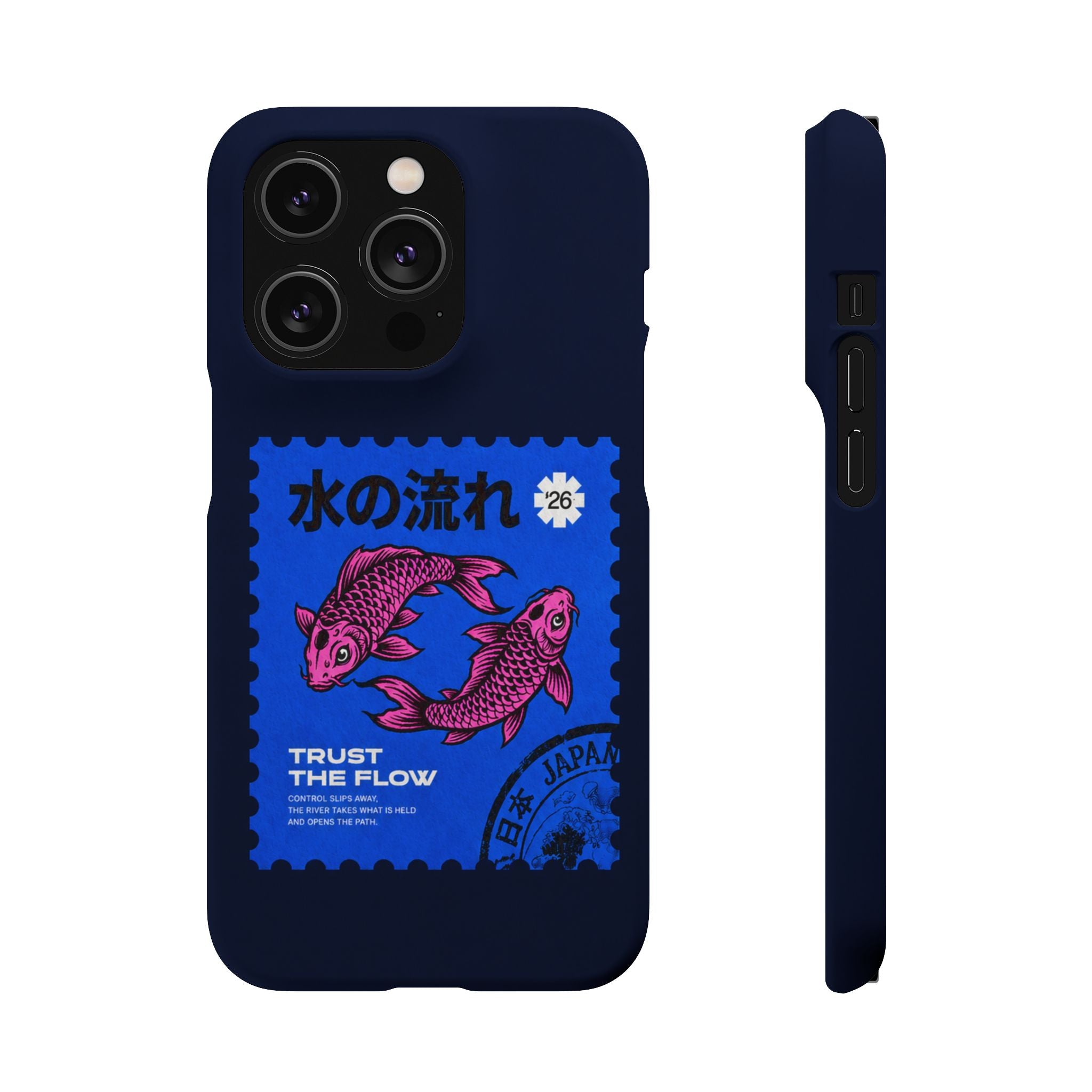 Trust The Flow Koi Phone Case