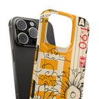Retro Cassette Floral Phone Case