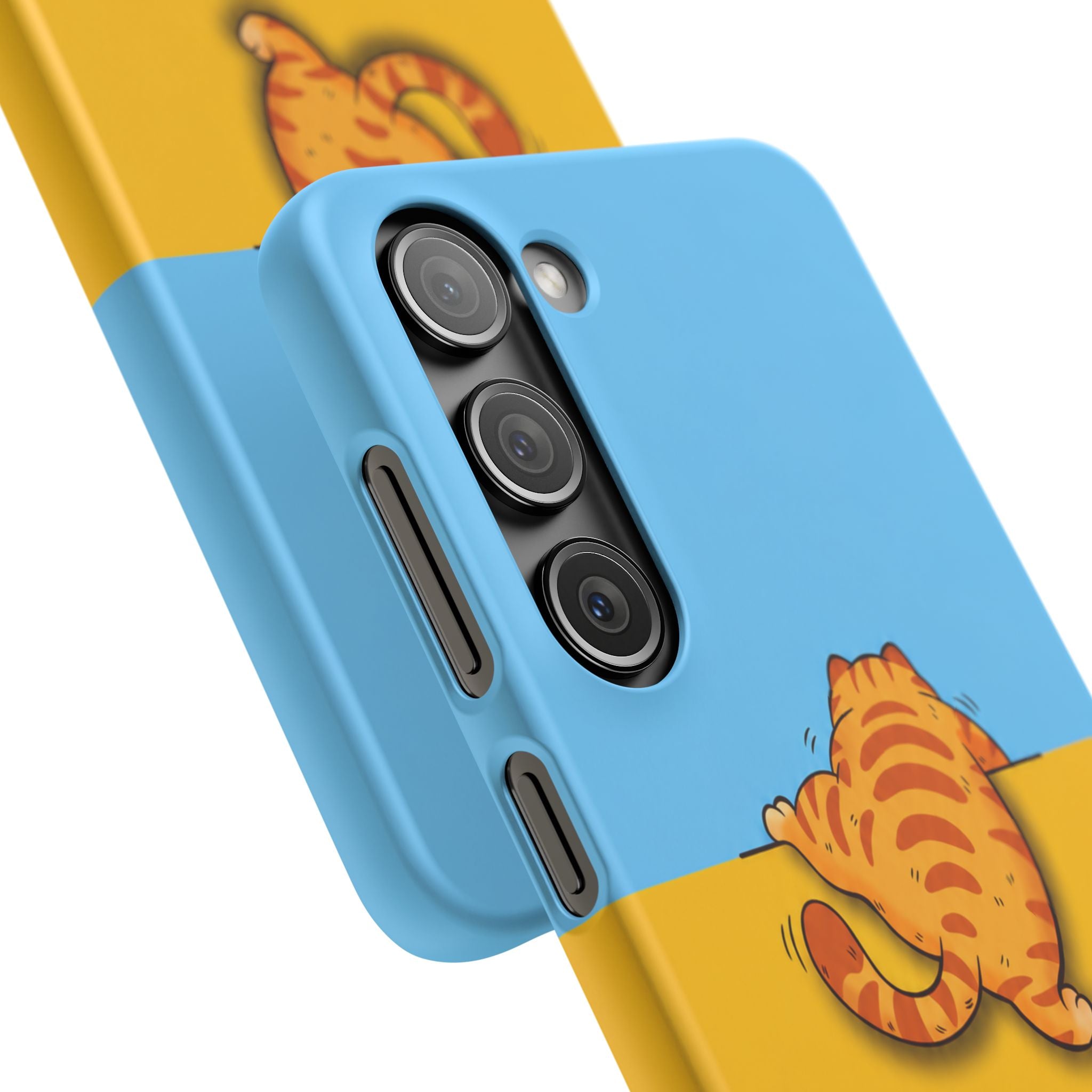 Peekaboo Orange Cat Phone Case