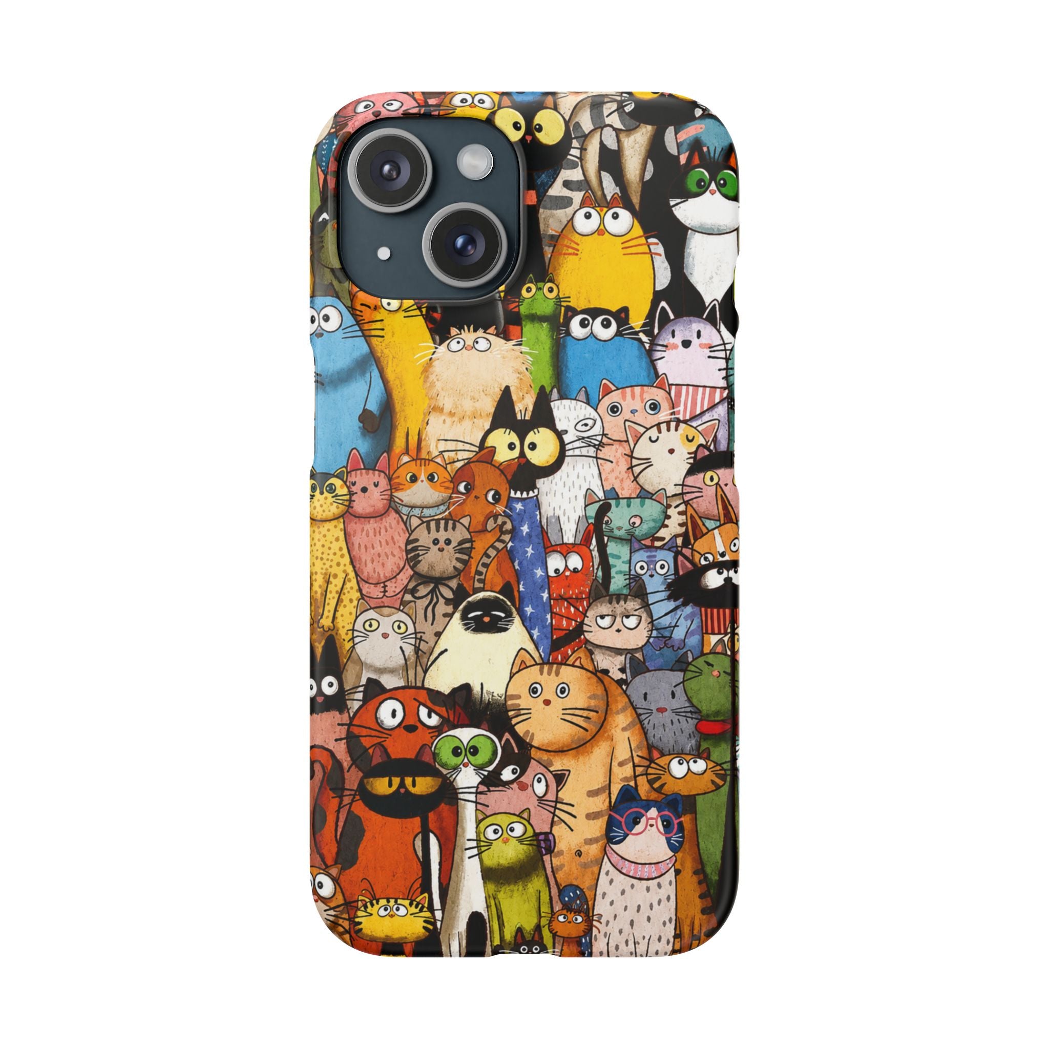 Cute Cat Pattern Phone Case