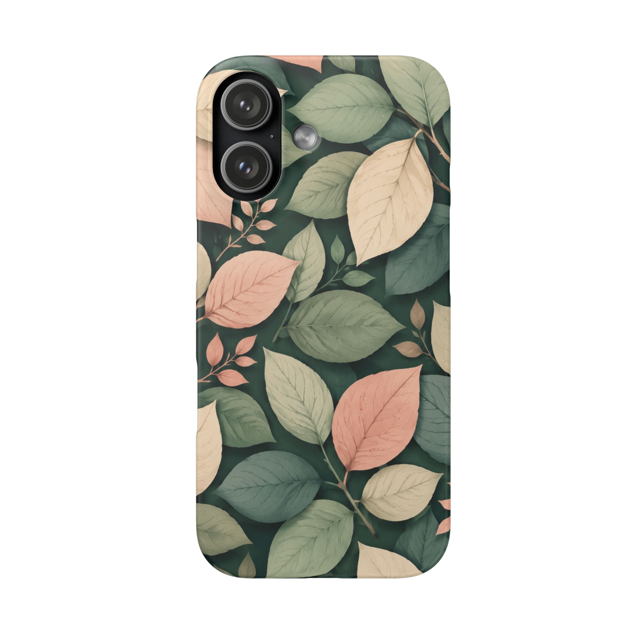 Blush Leaf Pattern Case