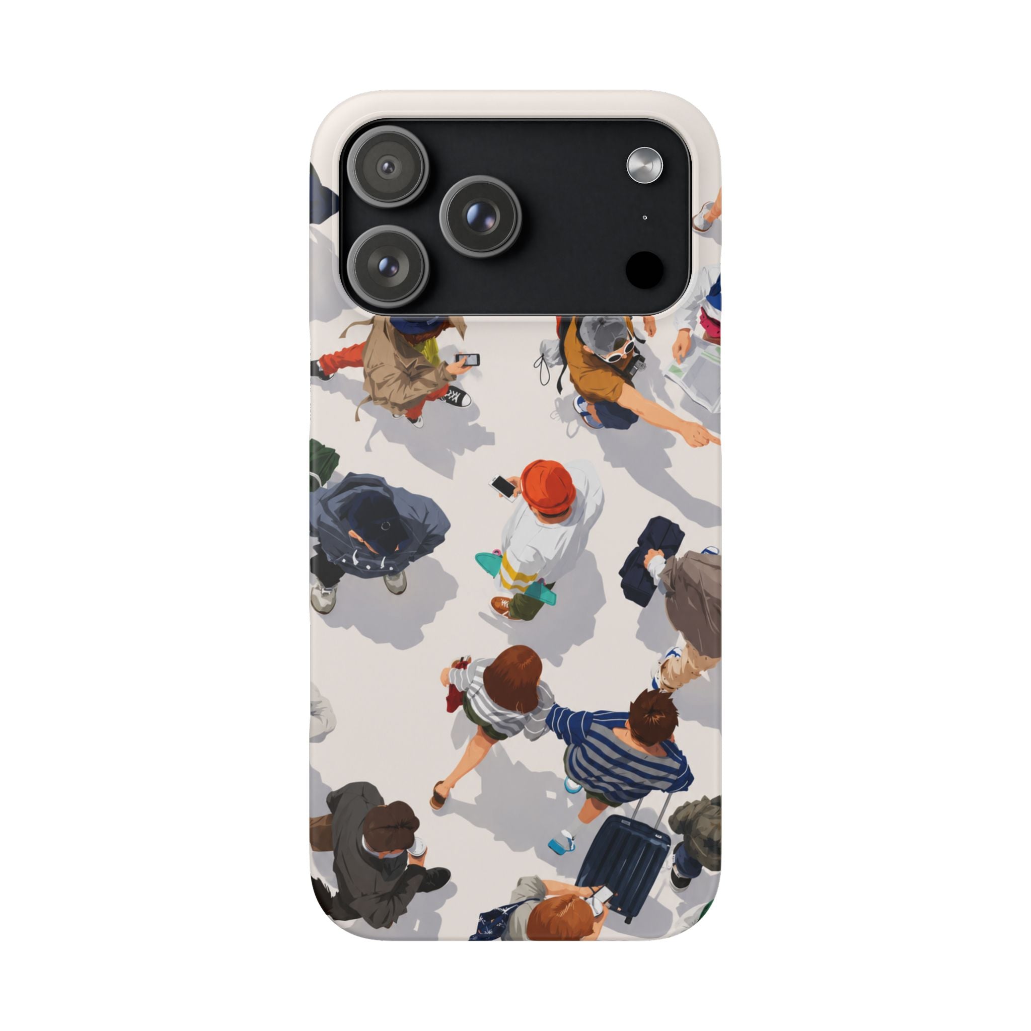 City Crowd Aesthetic Phone Case