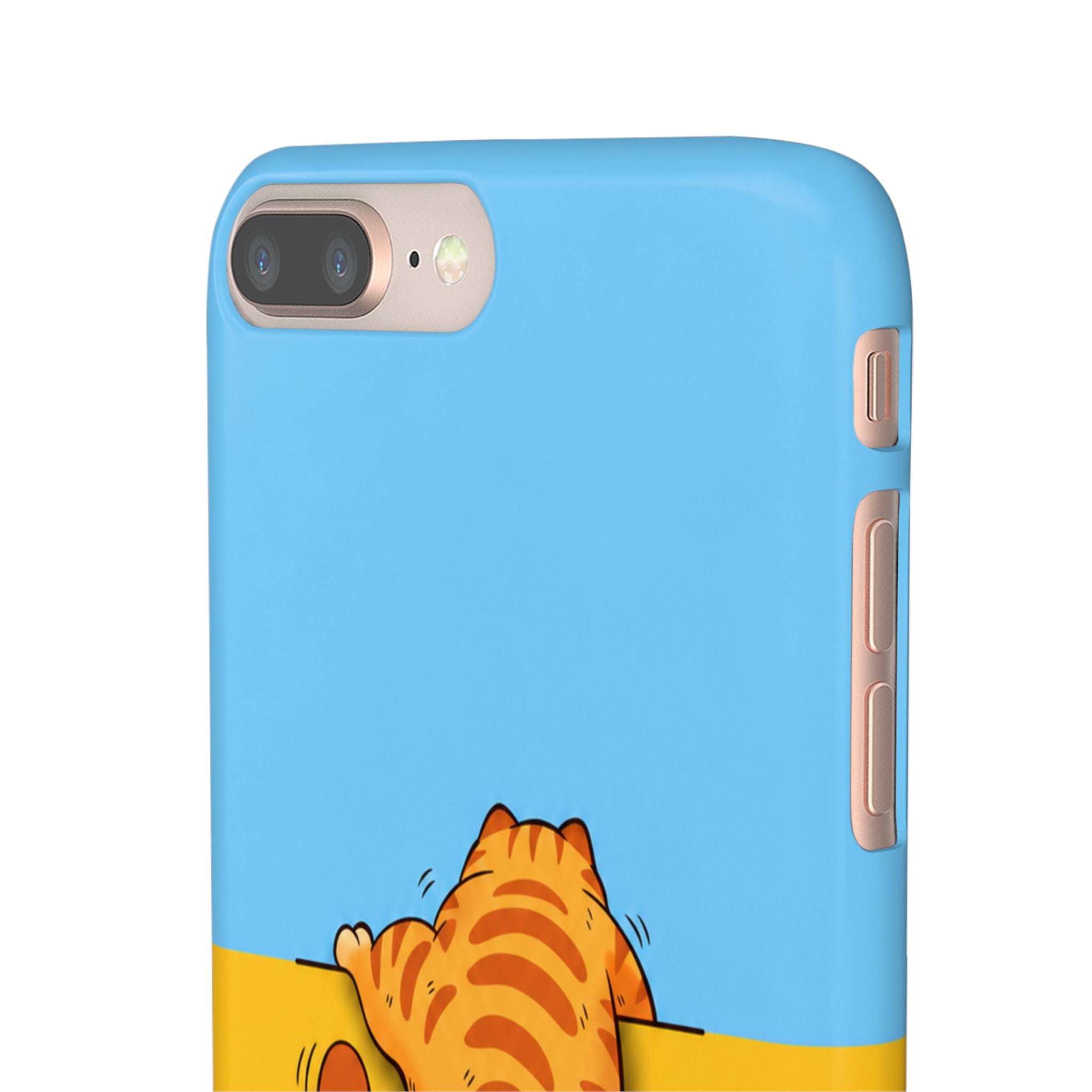 Peekaboo Orange Cat Phone Case