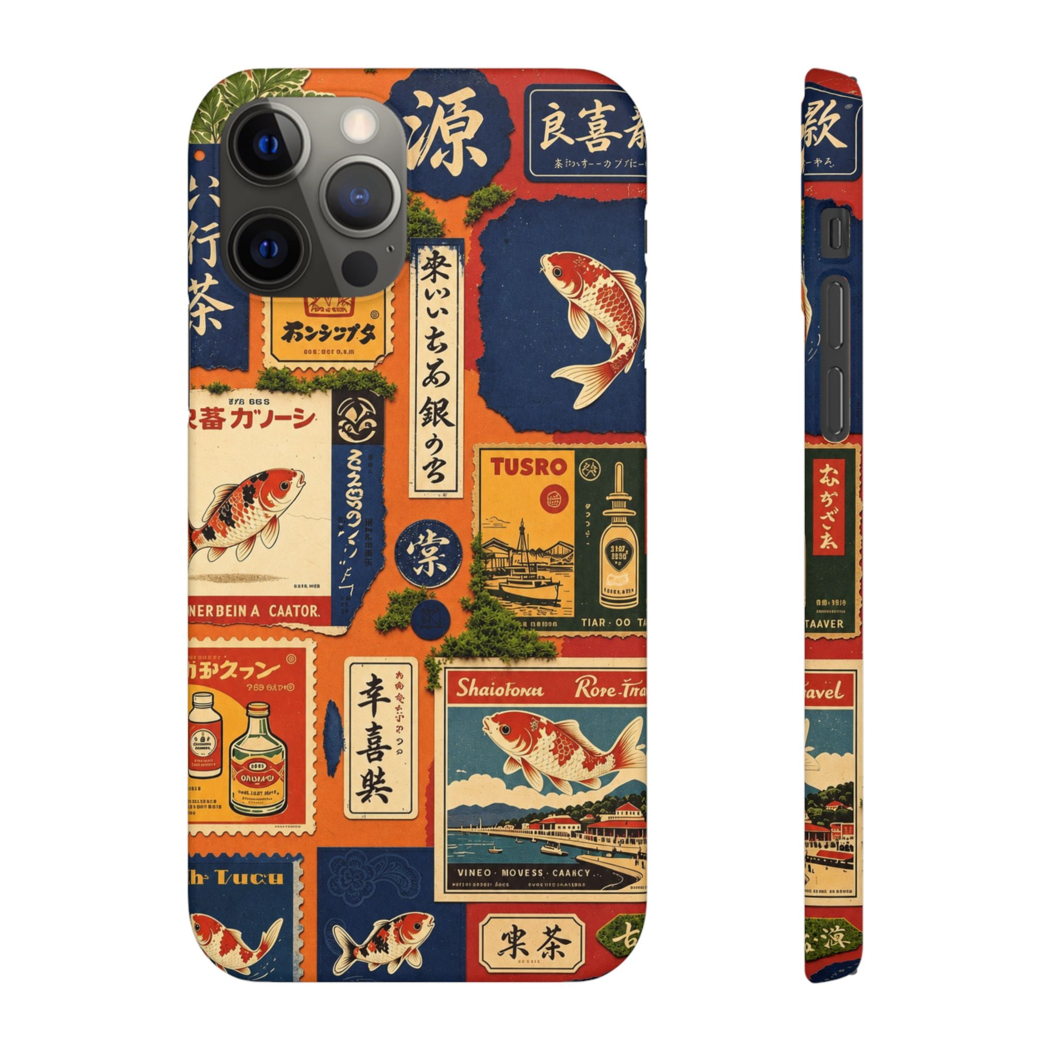 Vintage Japanese Koi Phone Case