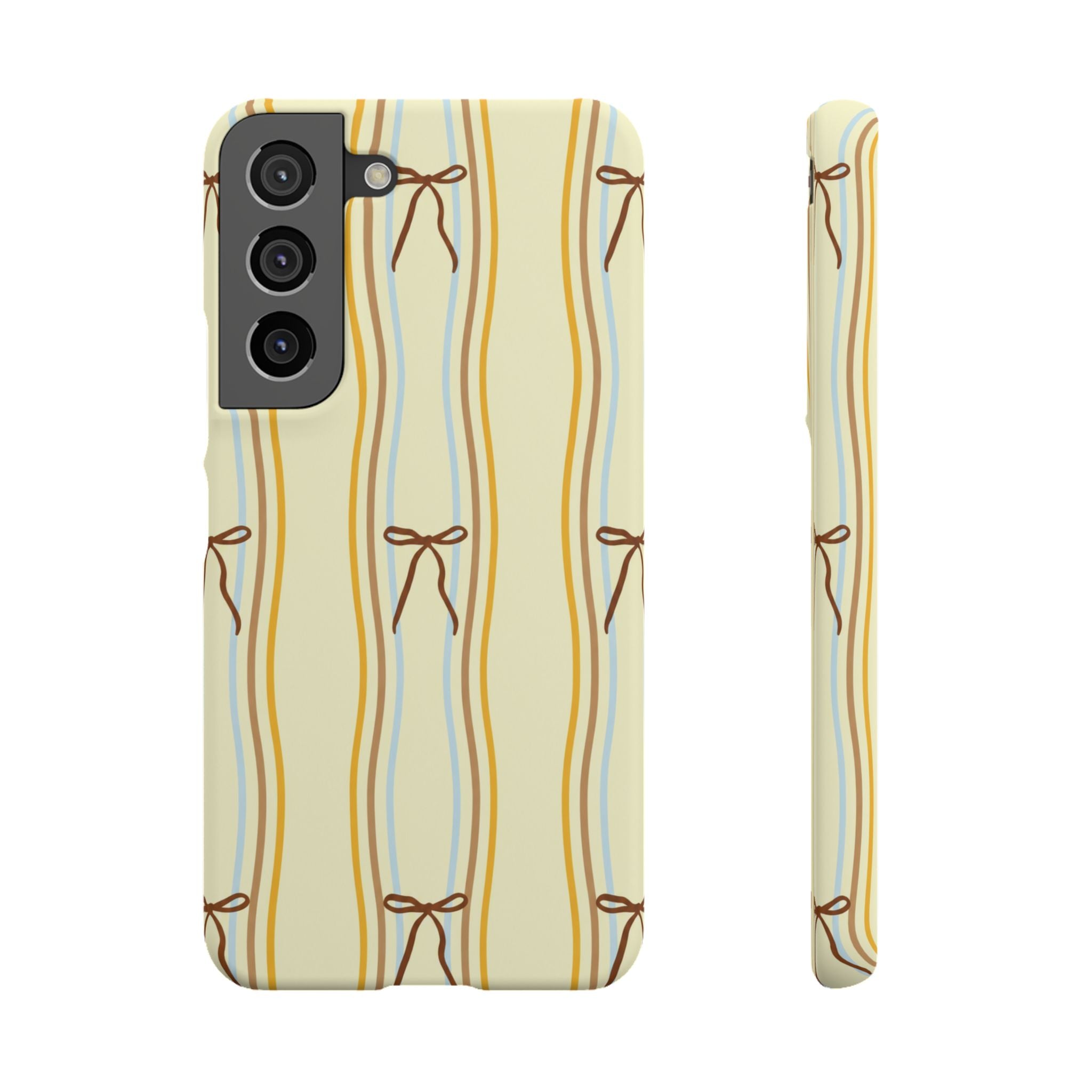 Bow Stripe Phone Case