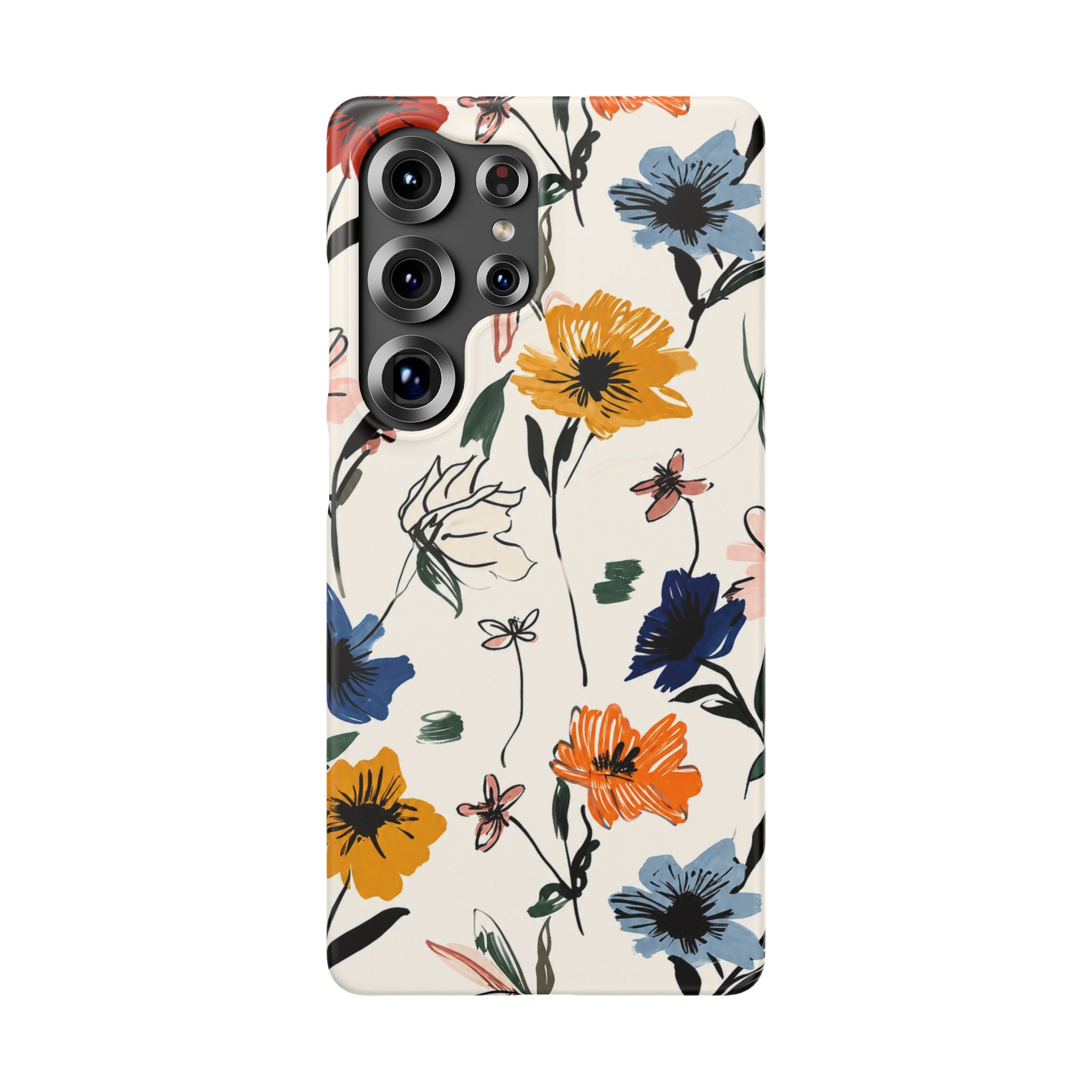Wildflower Sketch Phone Case