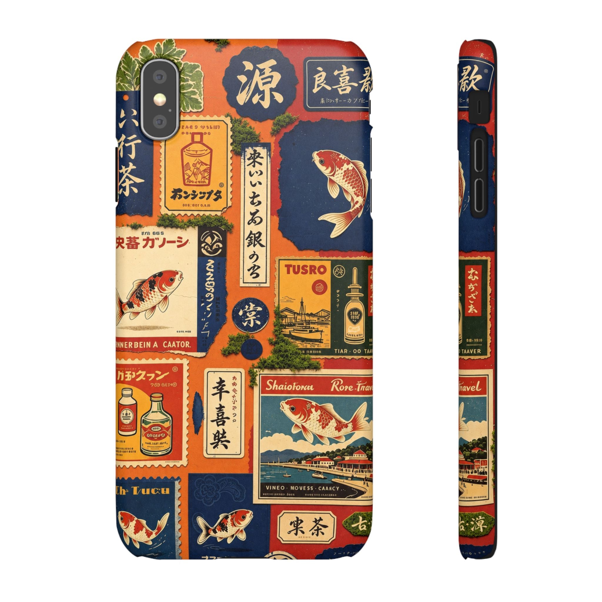 Vintage Japanese Koi Phone Case
