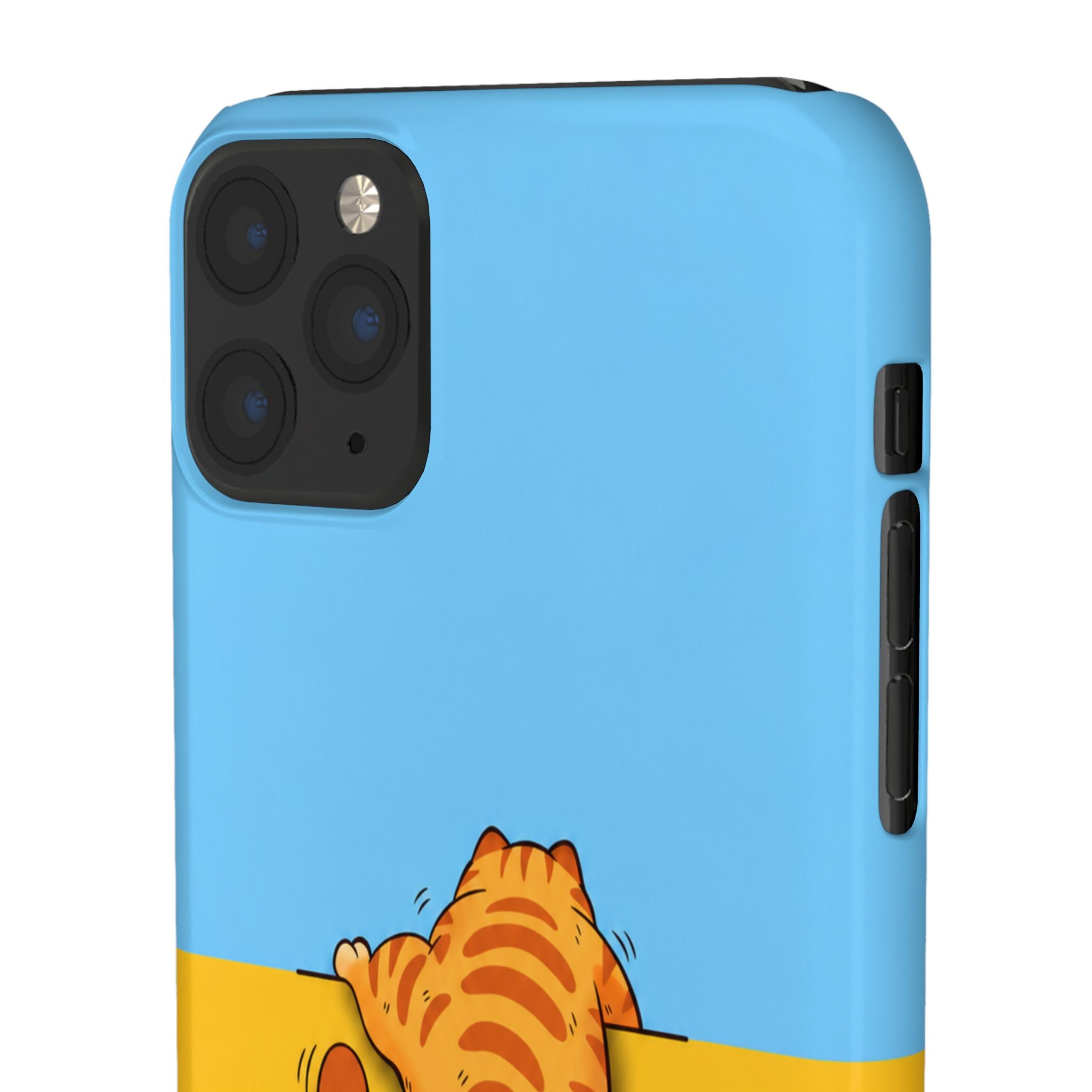 Peekaboo Orange Cat Phone Case
