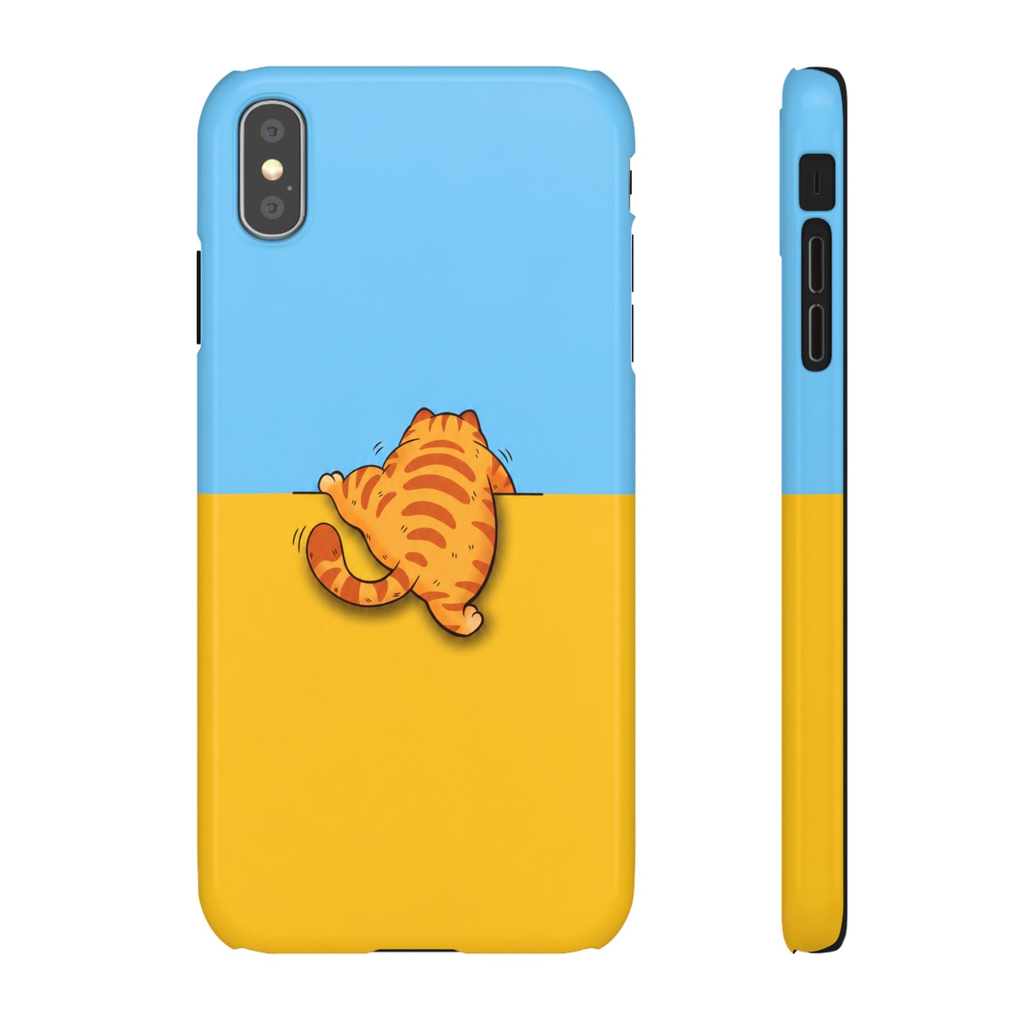 Peekaboo Orange Cat Phone Case
