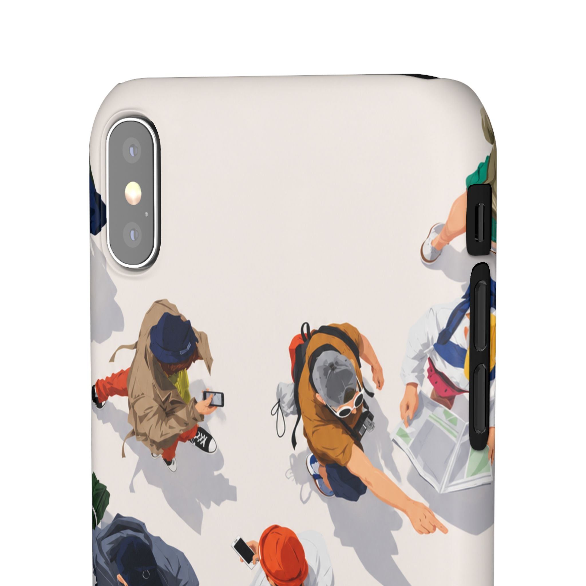 City Crowd Aesthetic Phone Case