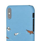 Swimming Dogs Phone Case
