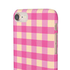 Pink Gingham Phone Case