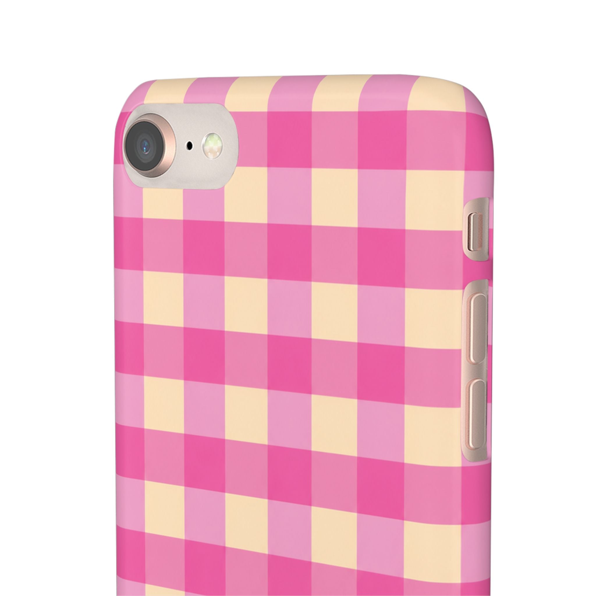 Pink Gingham Phone Case