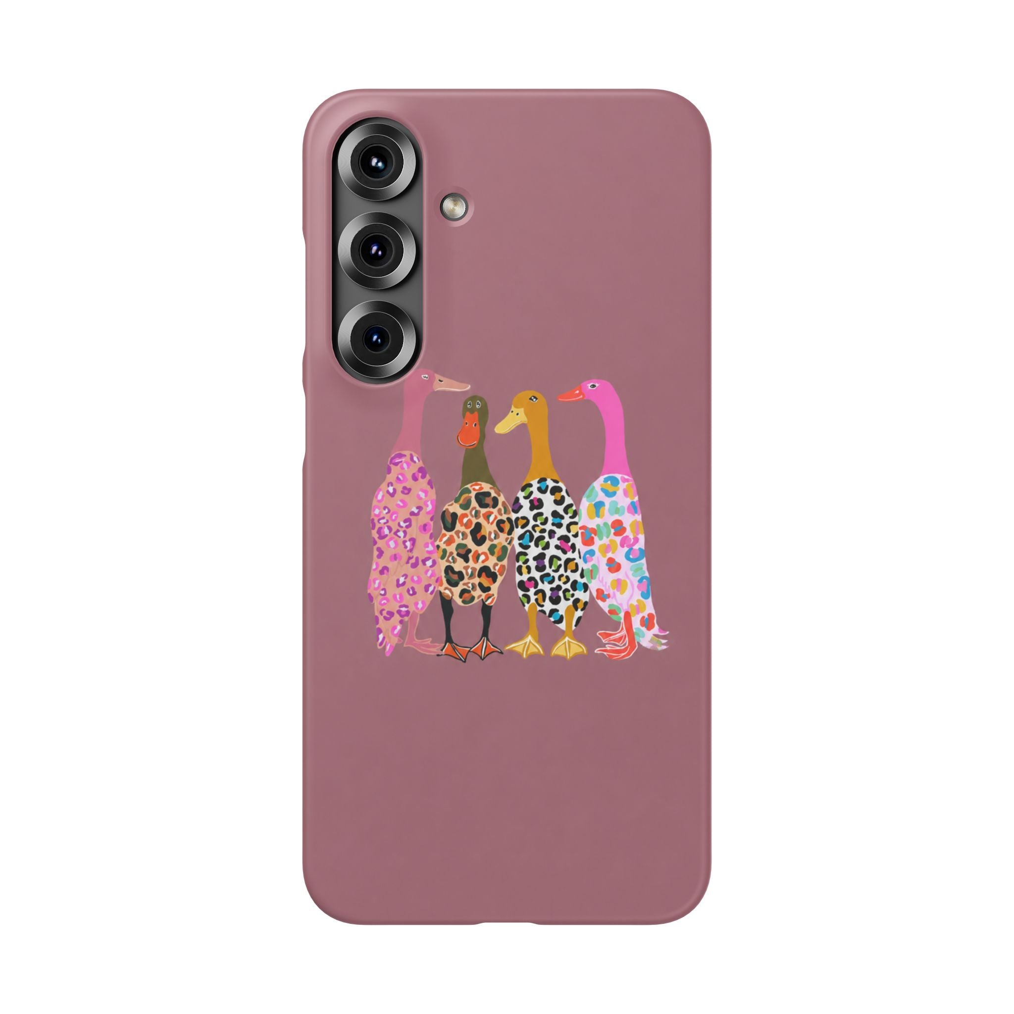Colorful Leopard Ducks Phone Case
