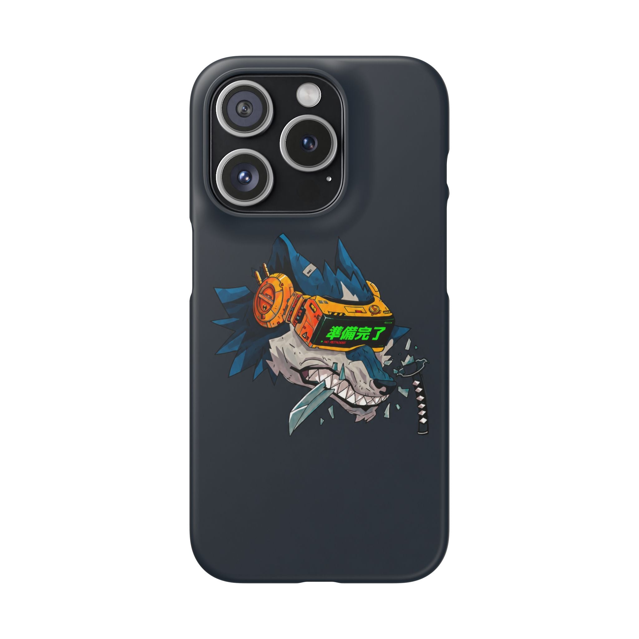 Cyberpunk Wolf Phone Case