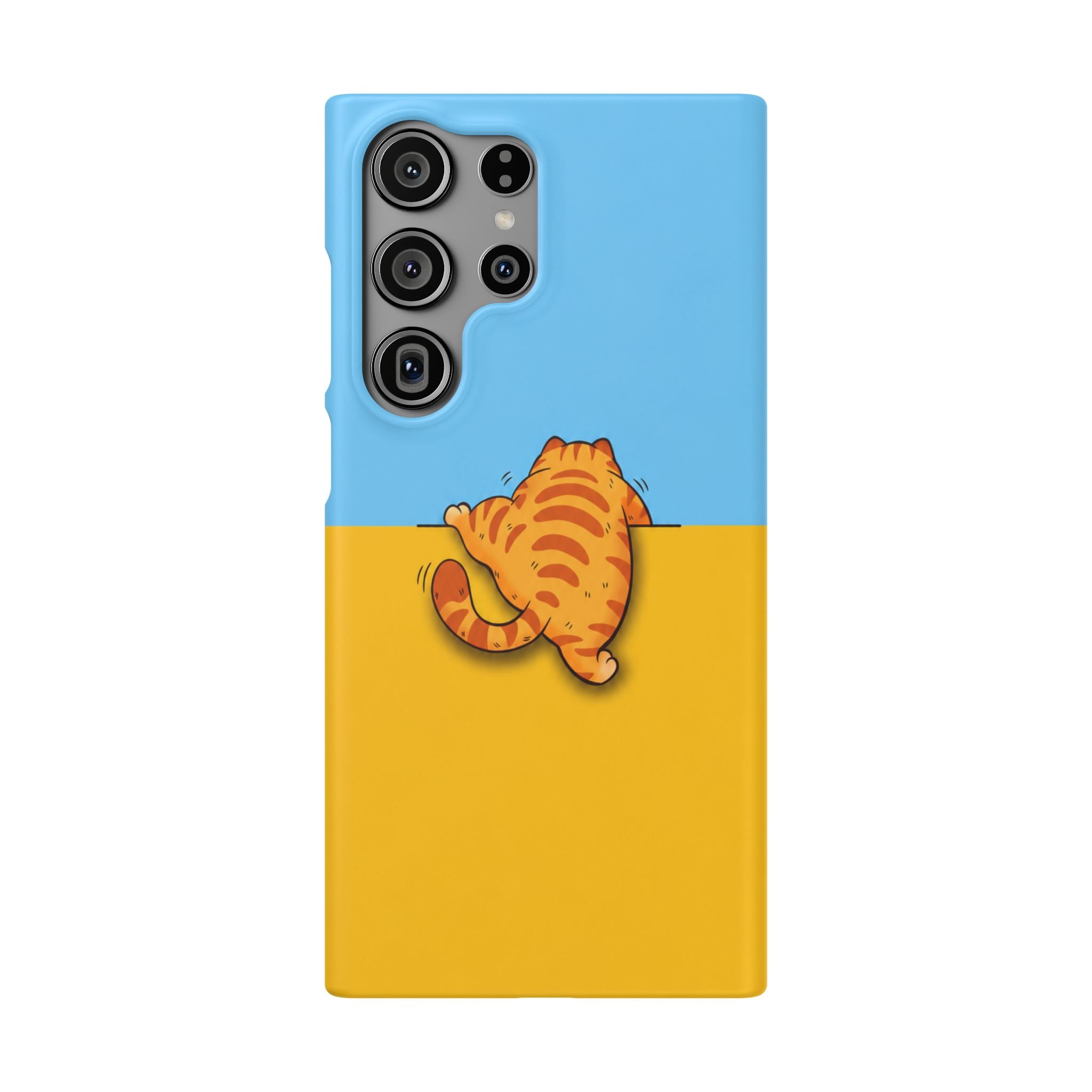 Peekaboo Orange Cat Phone Case