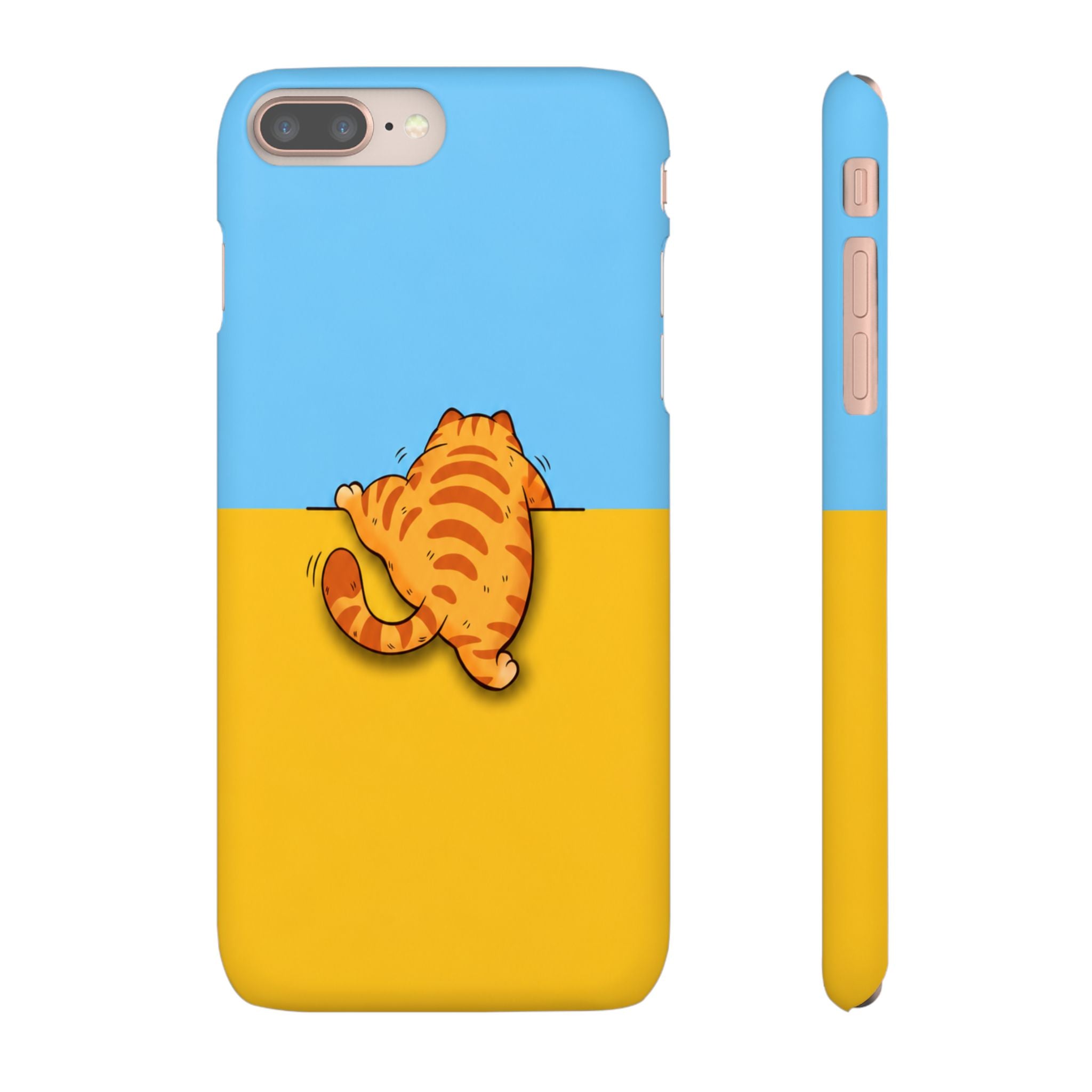 Peekaboo Orange Cat Phone Case