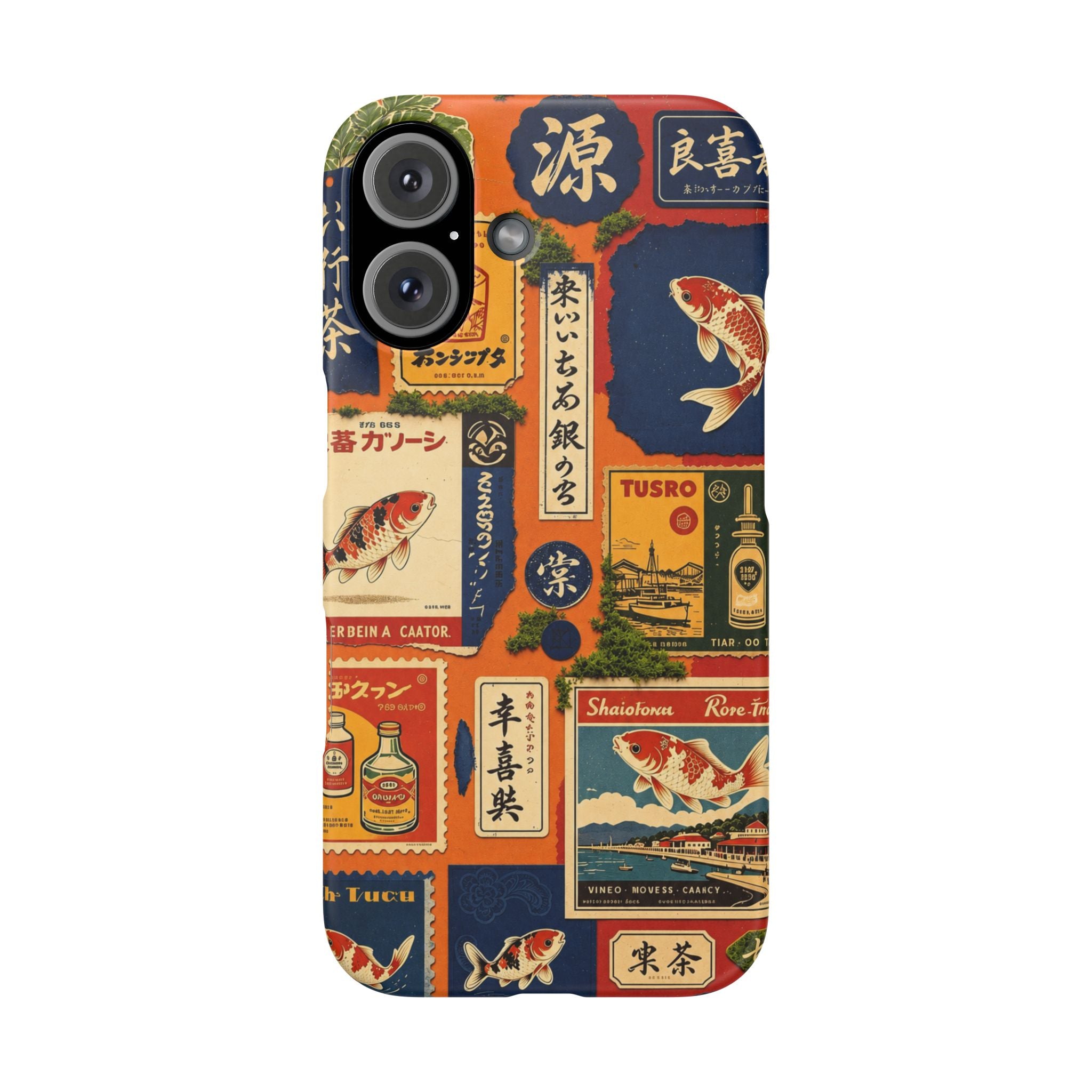 Vintage Japanese Koi Phone Case