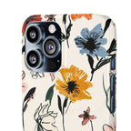 Wildflower Sketch Phone Case
