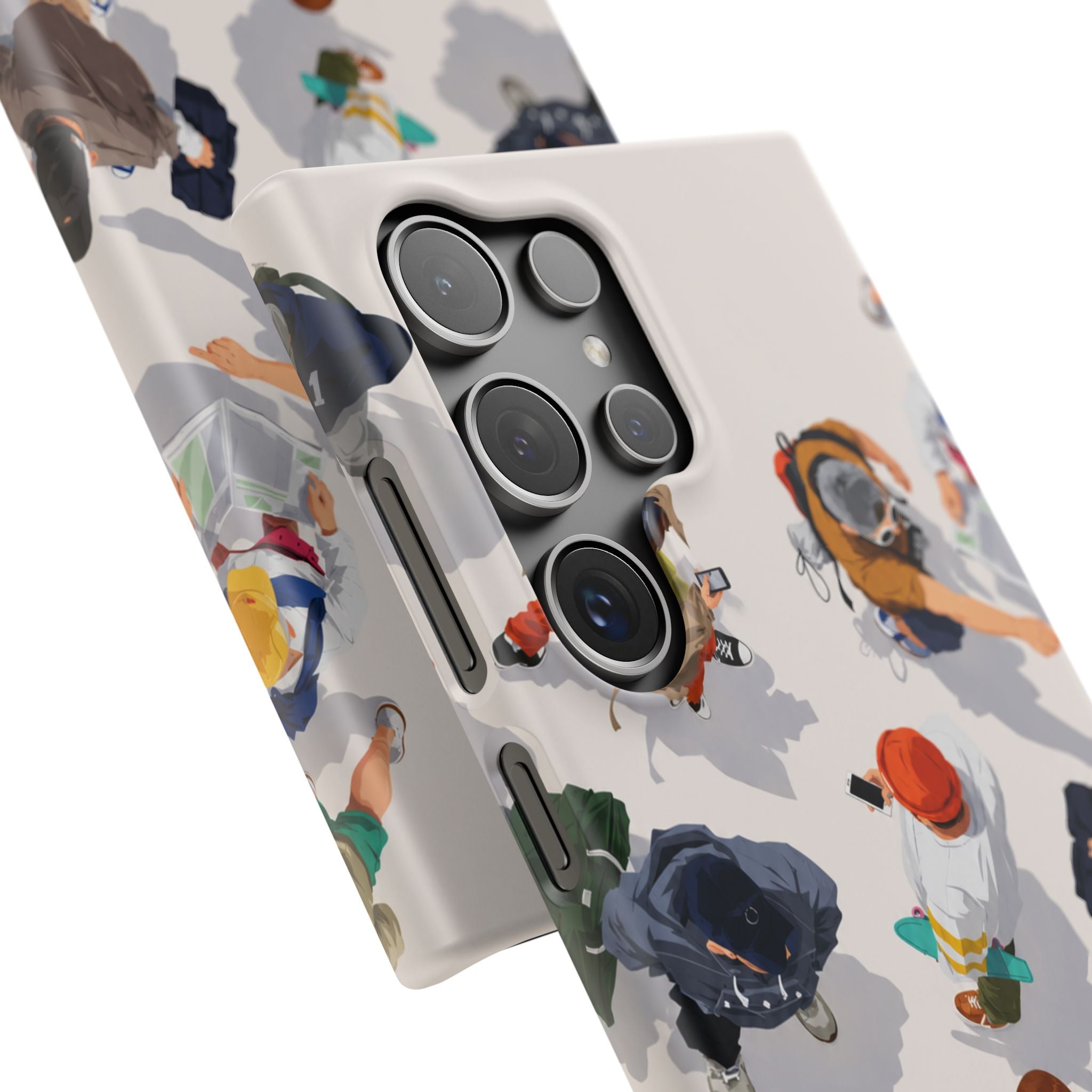 City Crowd Aesthetic Phone Case