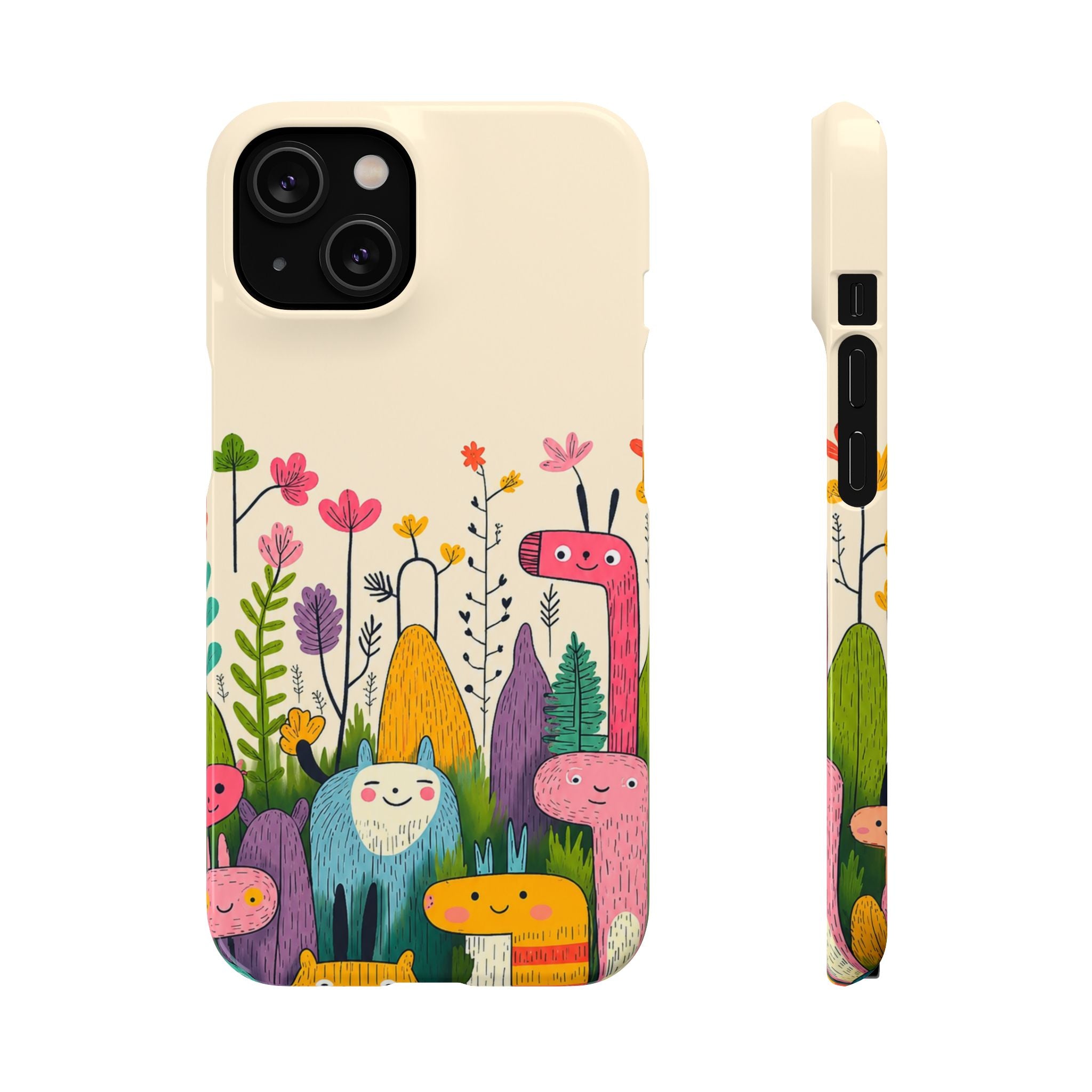 Cute Monster Garden Phone Case