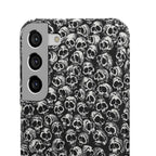Black and White Skull Pattern Phone Case