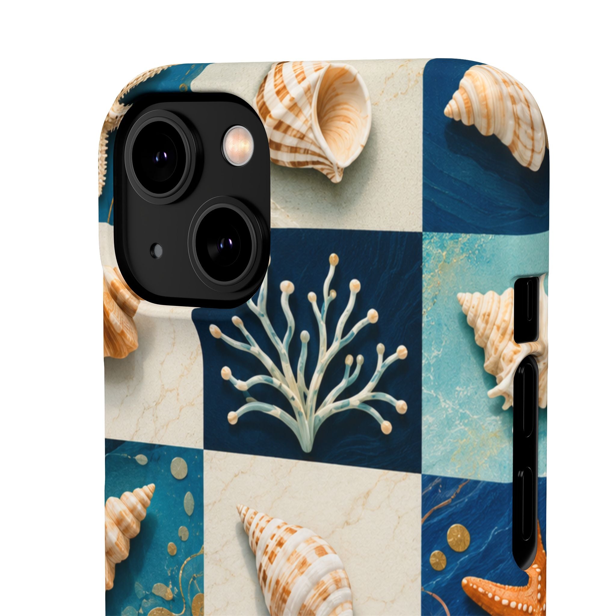 Coastal Seashell Mosaic Phone Case