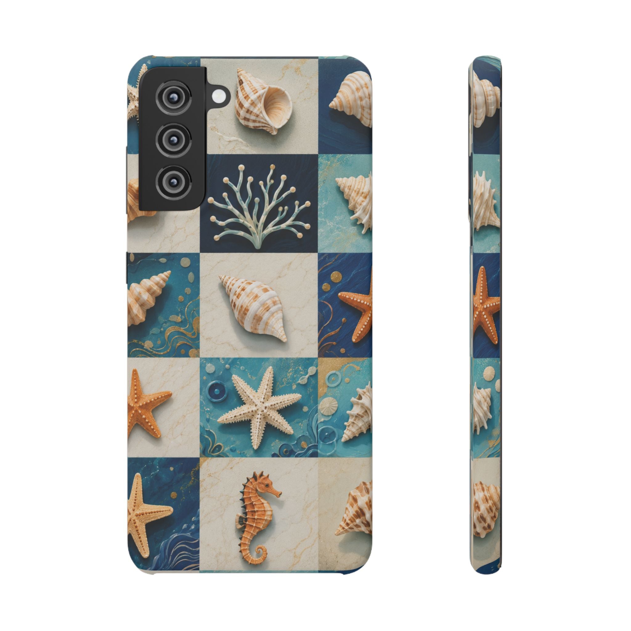 Coastal Seashell Mosaic Phone Case