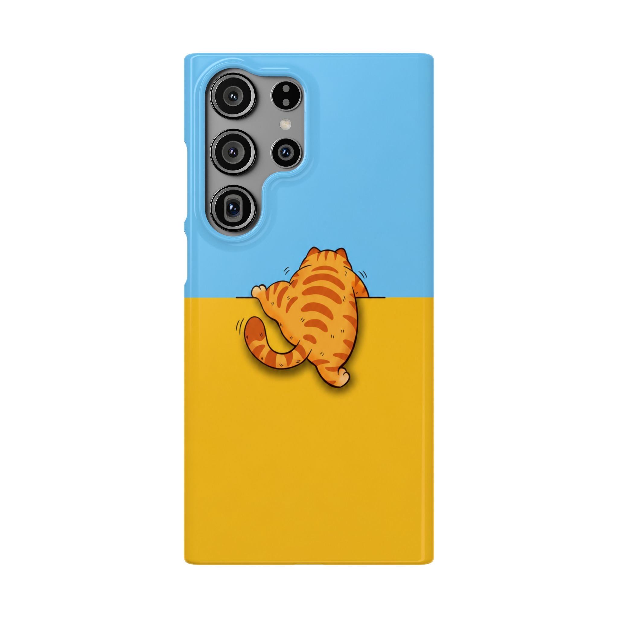 Peekaboo Orange Cat Phone Case