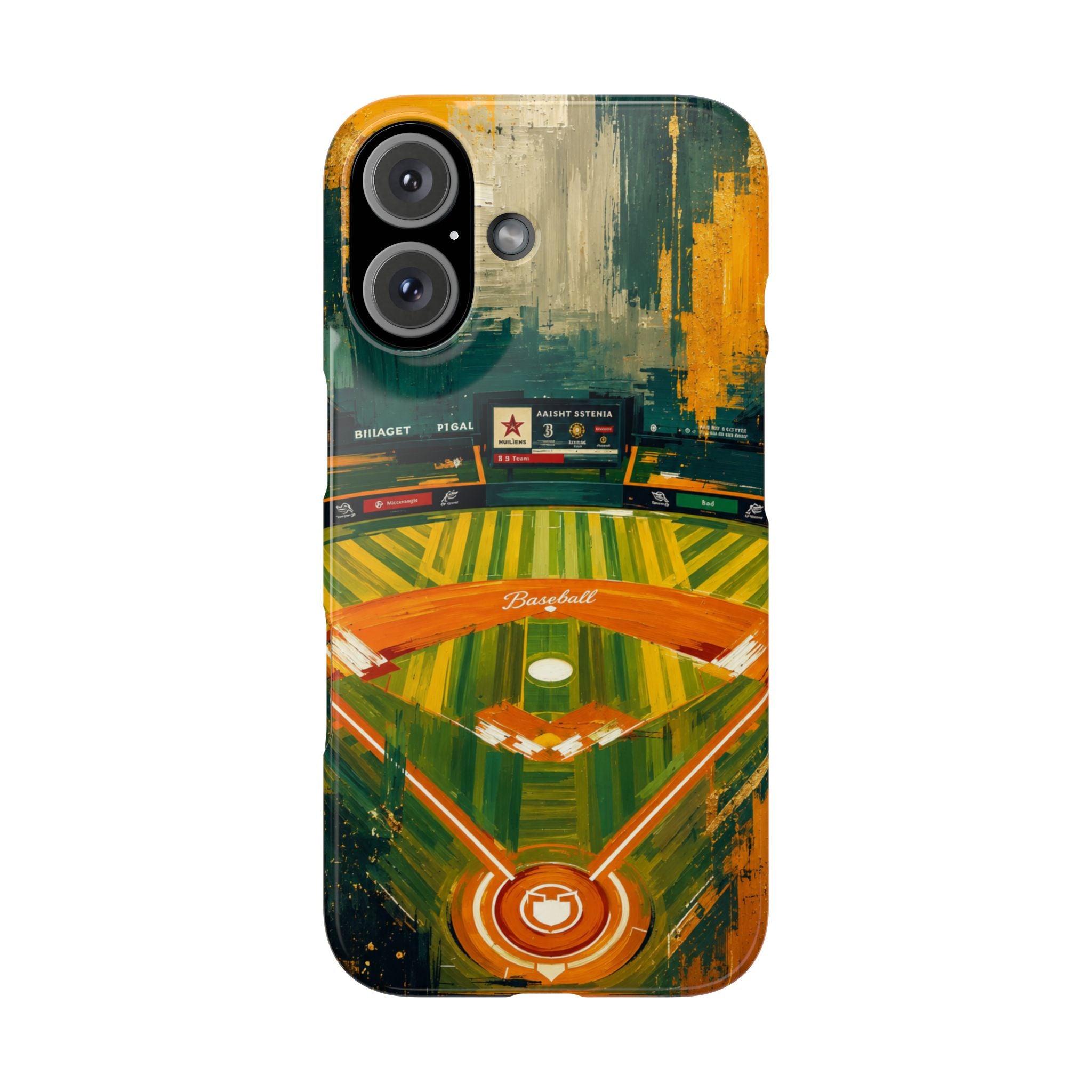 Abstract Baseball Stadium Phone Case