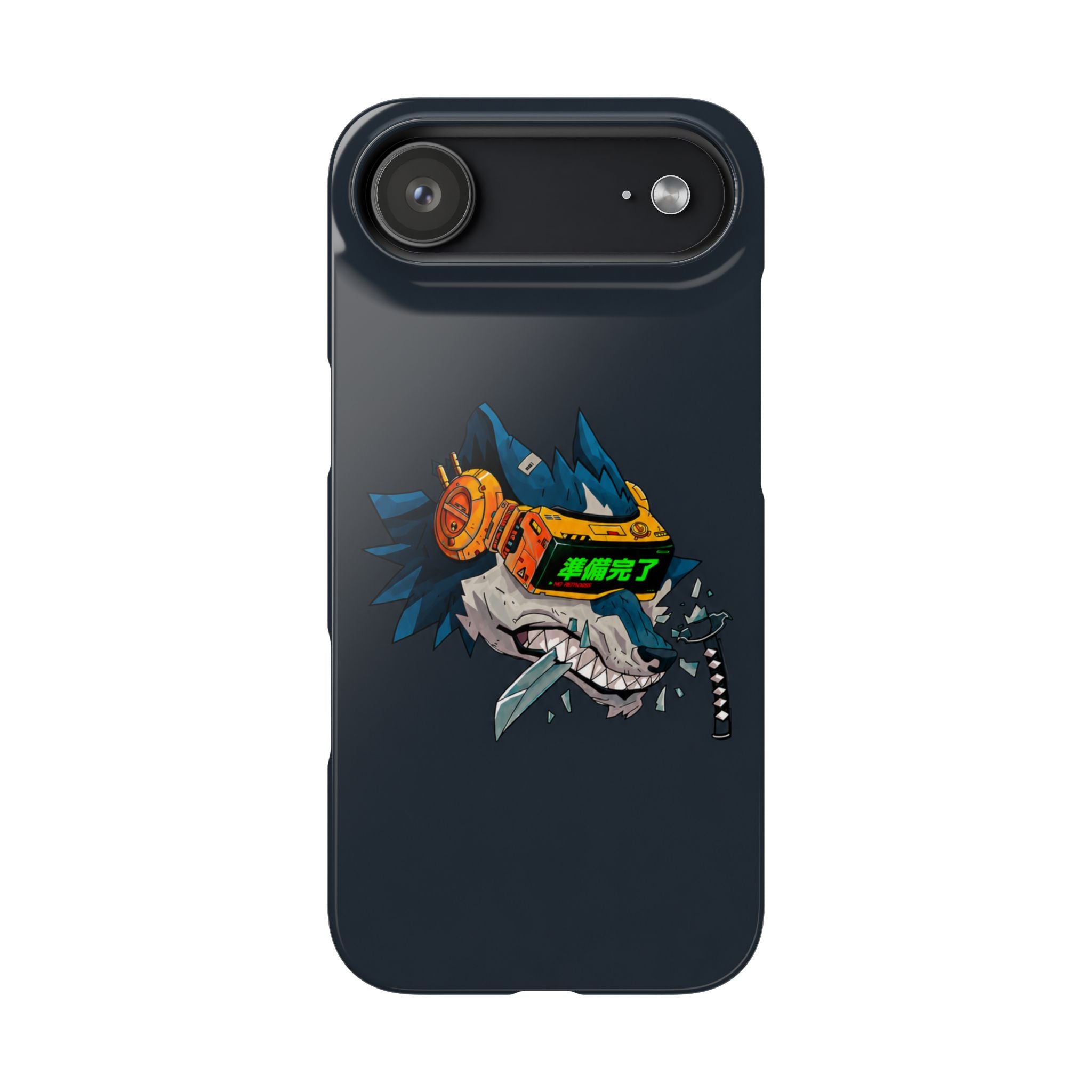 Cyberpunk Wolf Phone Case