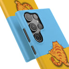 Peekaboo Orange Cat Phone Case