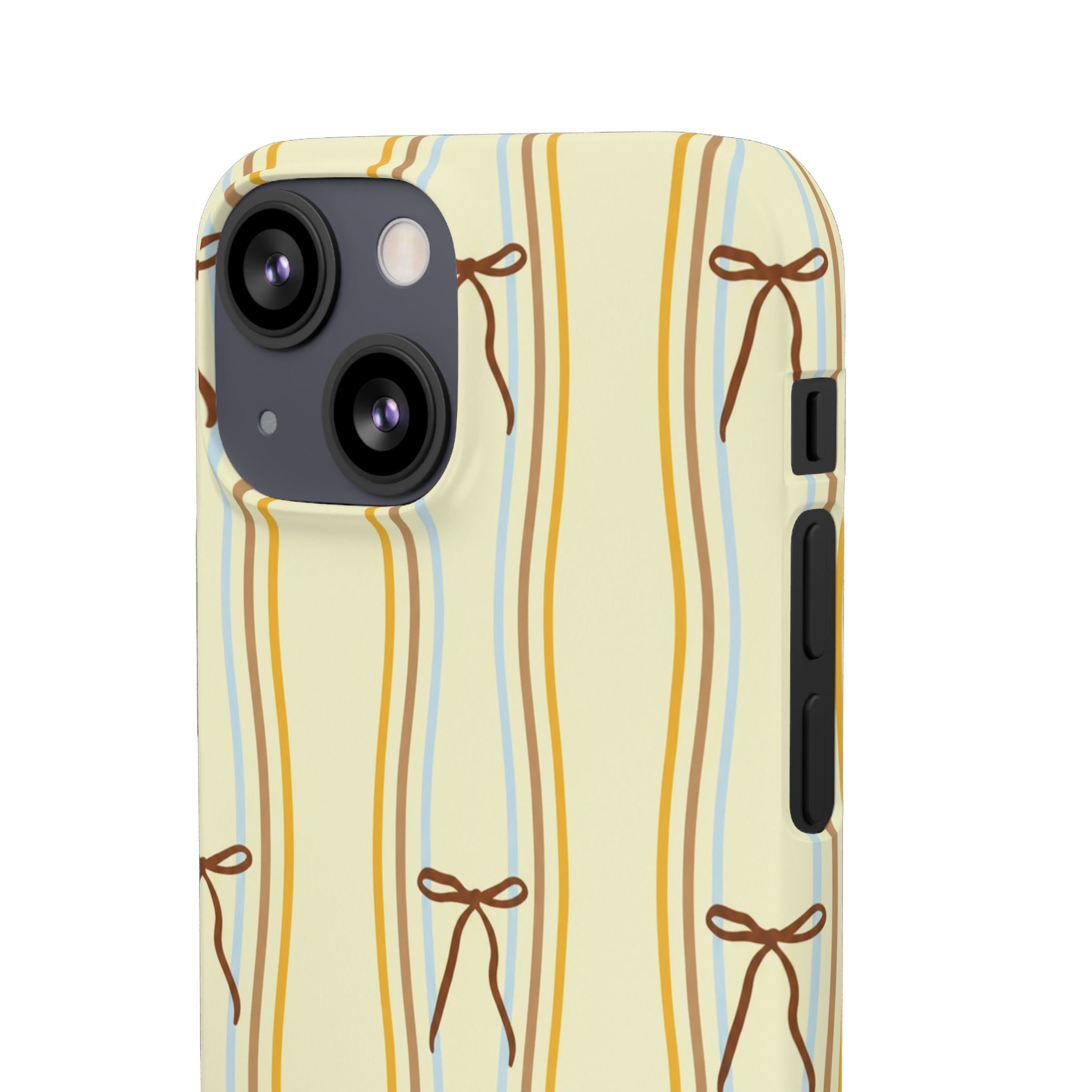 Bow Stripe Phone Case