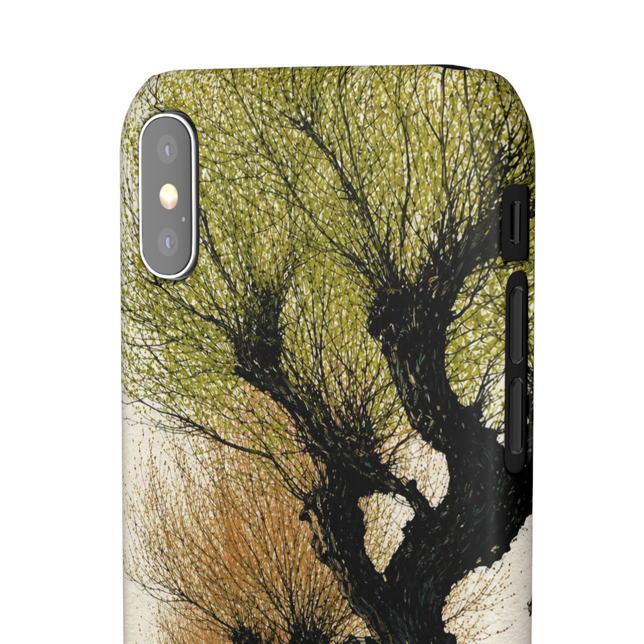 Serene Willow Landscape Phone Case