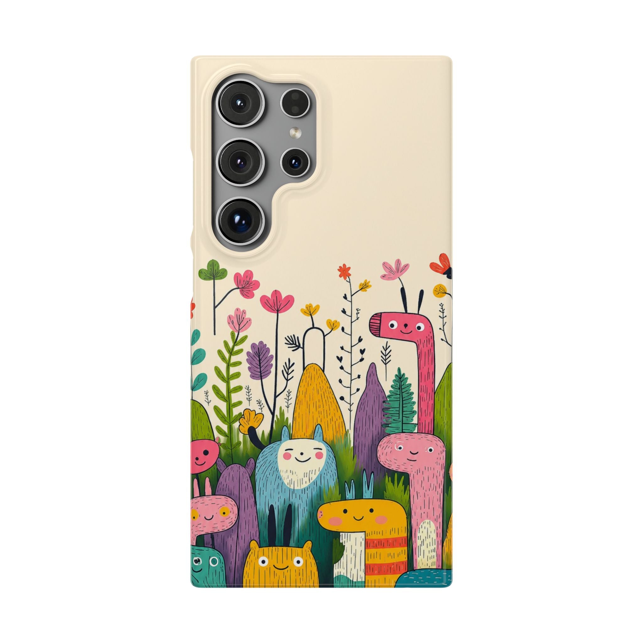 Cute Monster Garden Phone Case