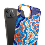 Abstract Blue Pattern Phone Case