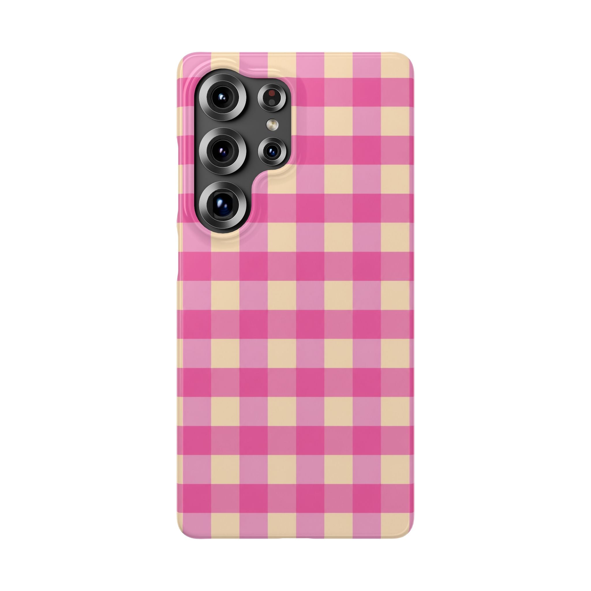 Pink Gingham Phone Case