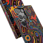 Neon Maze Phone Case