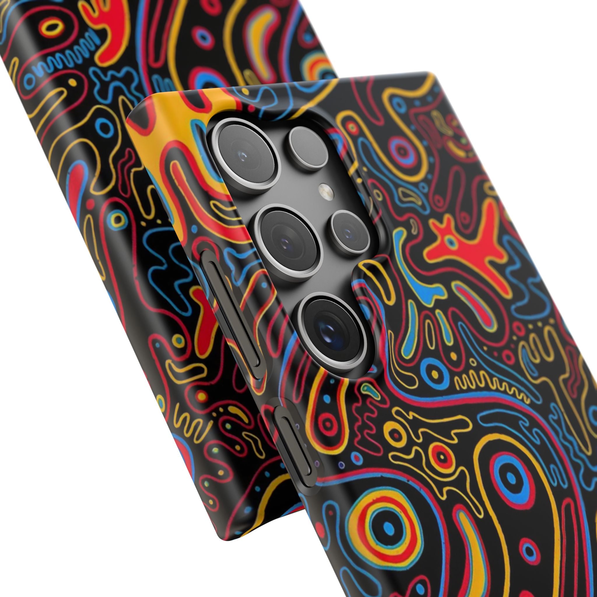 Neon Maze Phone Case