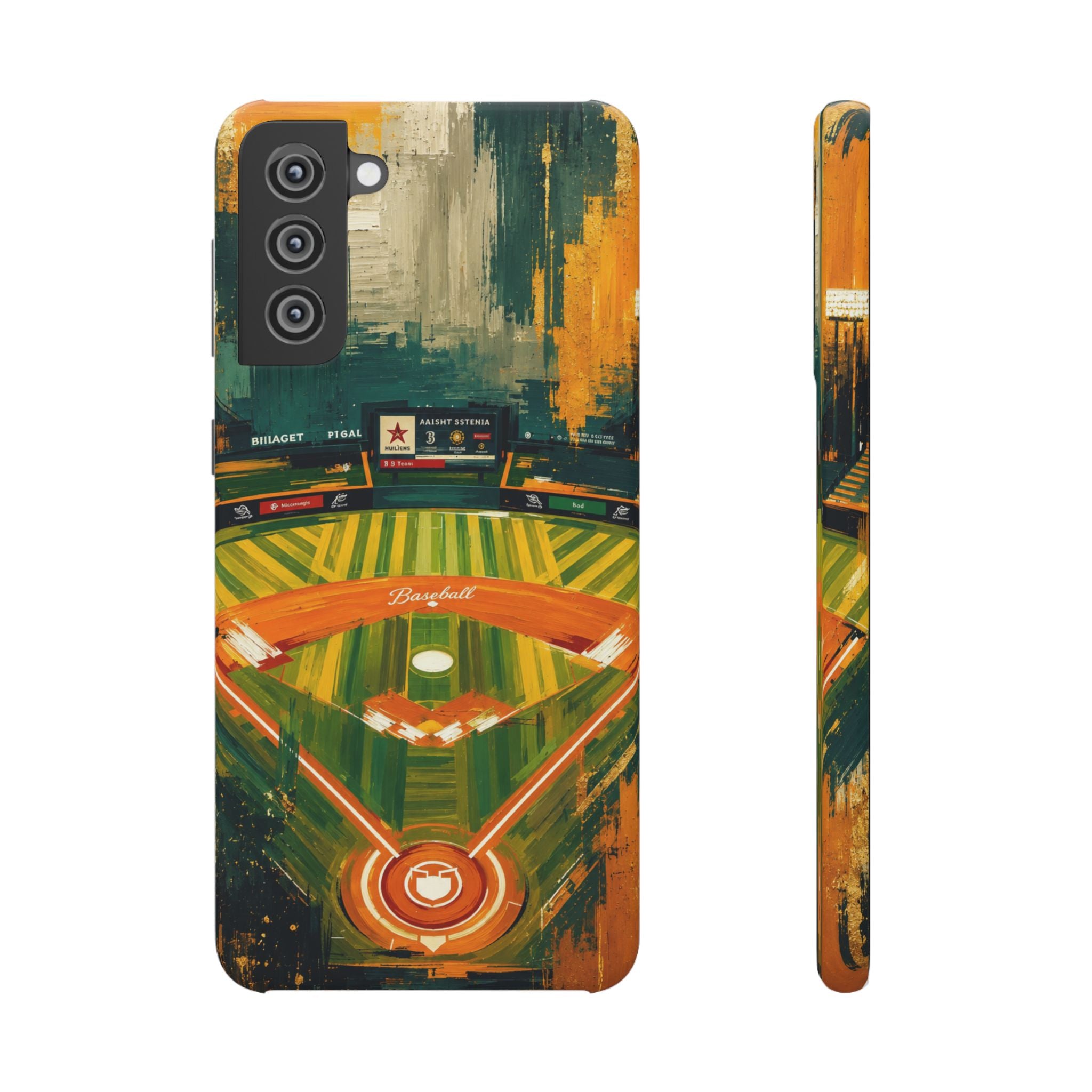 Abstract Baseball Stadium Phone Case