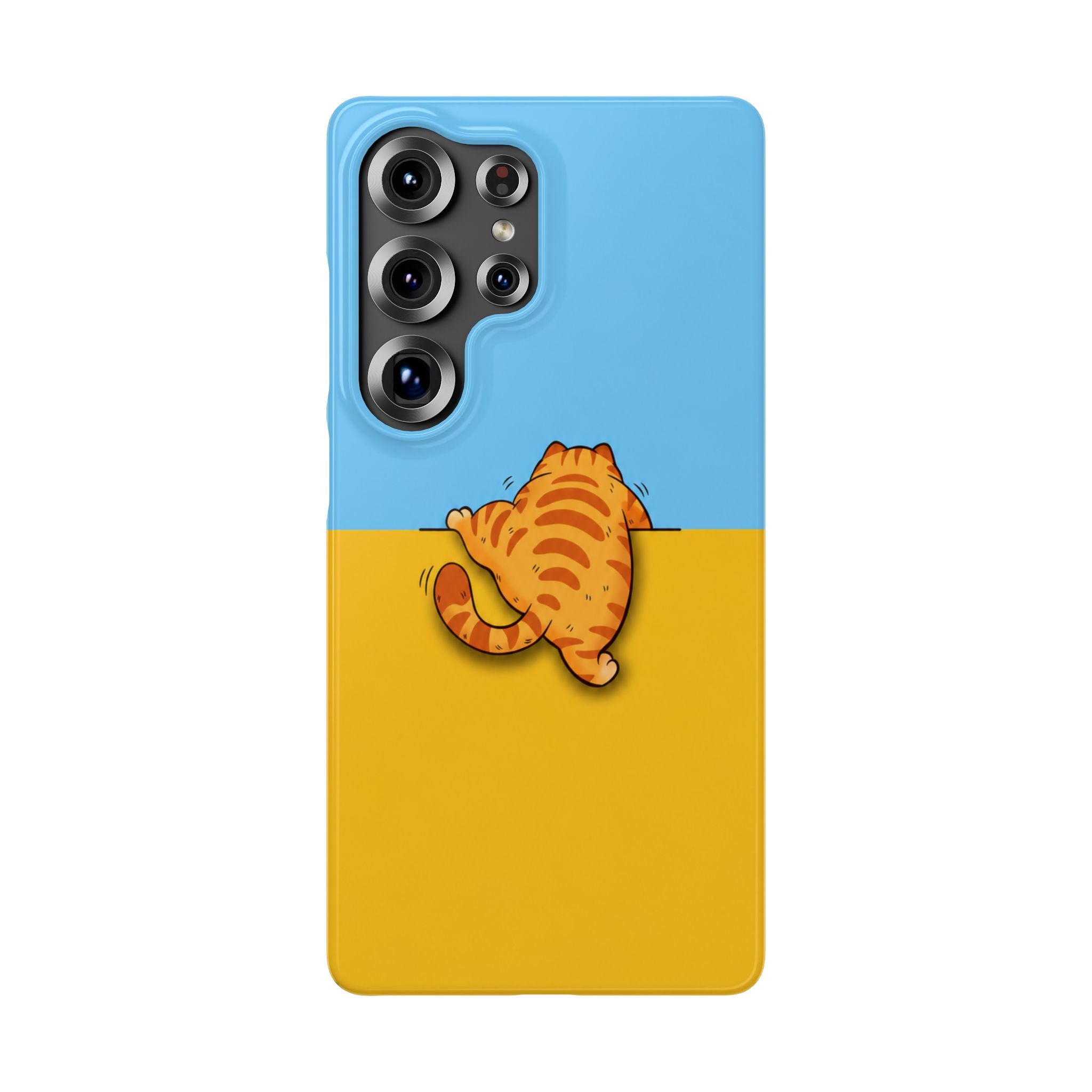 Peekaboo Orange Cat Phone Case