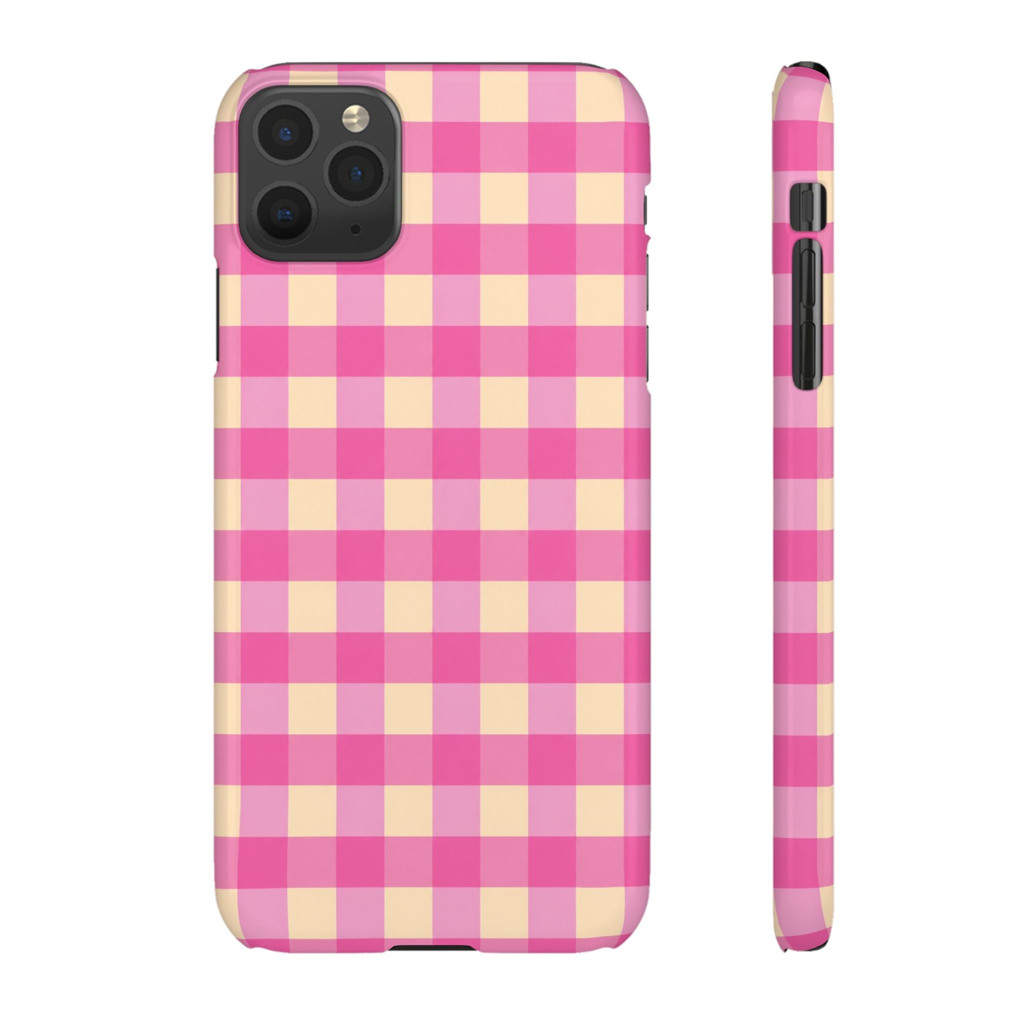 Pink Gingham Phone Case