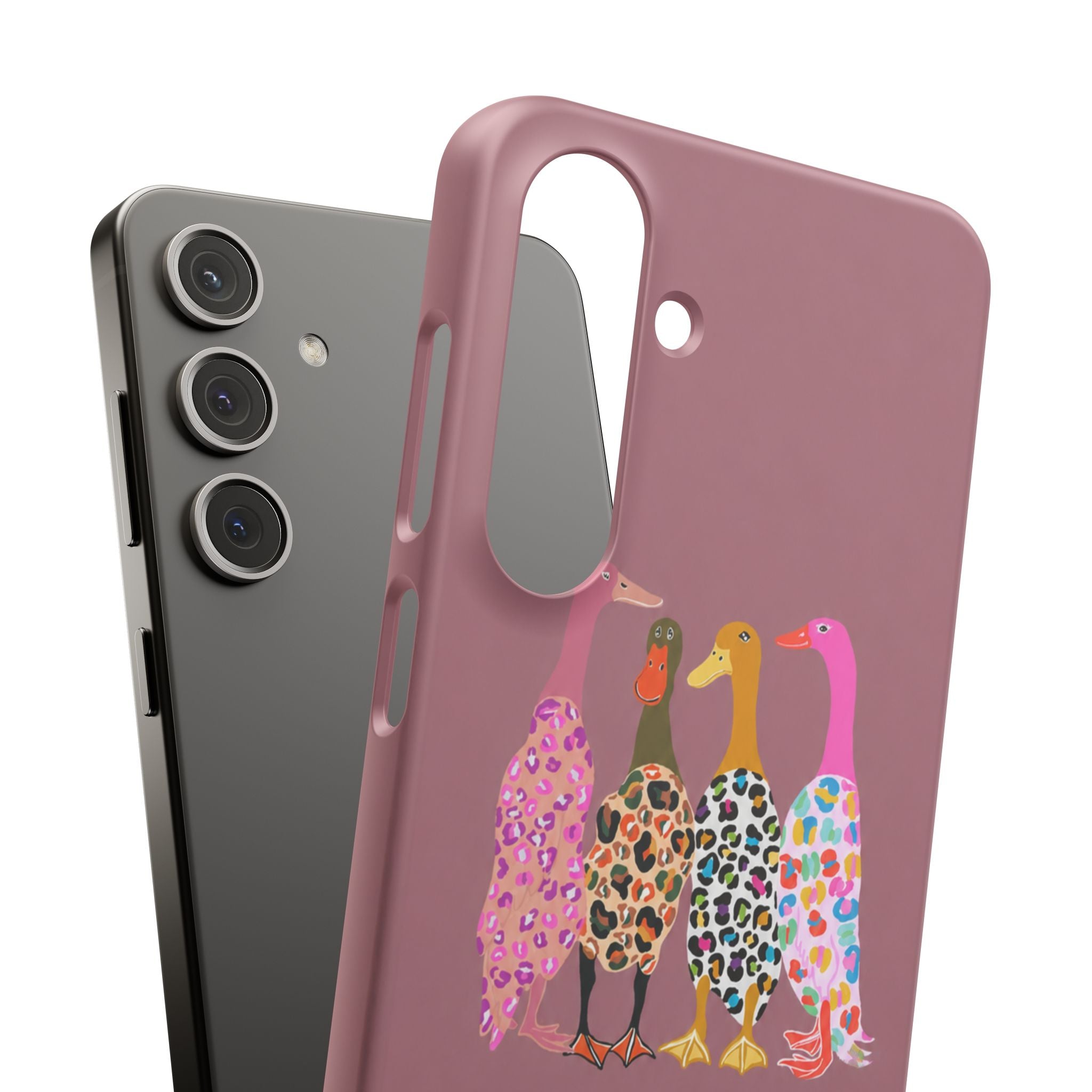 Colorful Leopard Ducks Phone Case