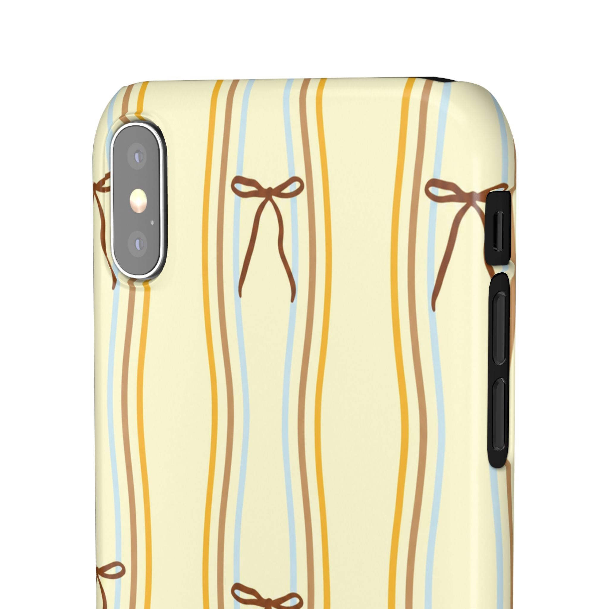 Bow Stripe Phone Case