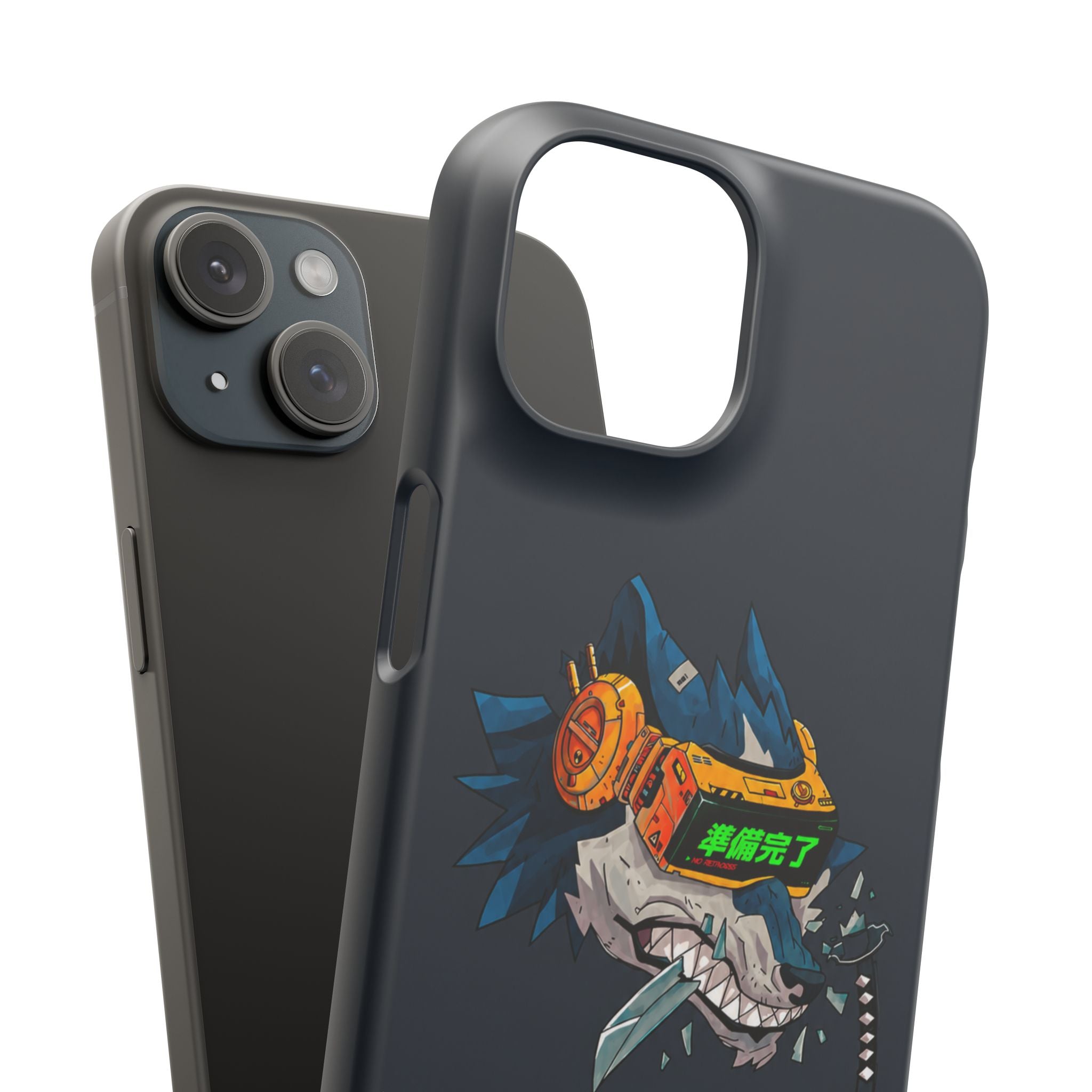 Cyberpunk Wolf Phone Case