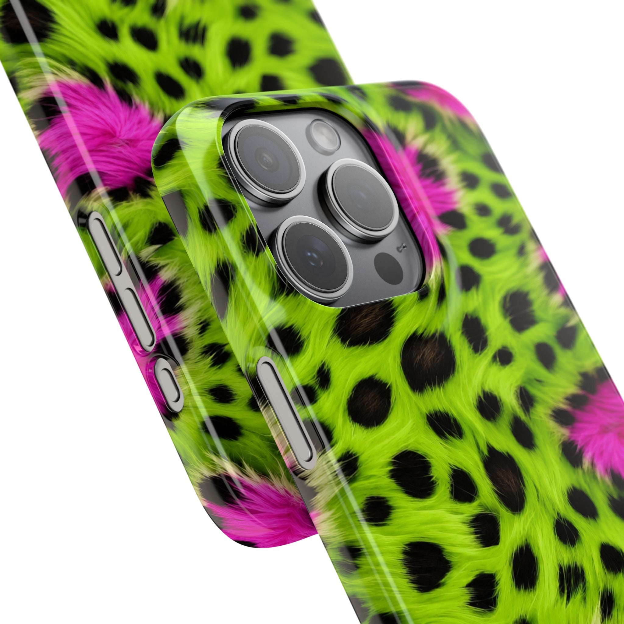 Neon Leopard Phone Case