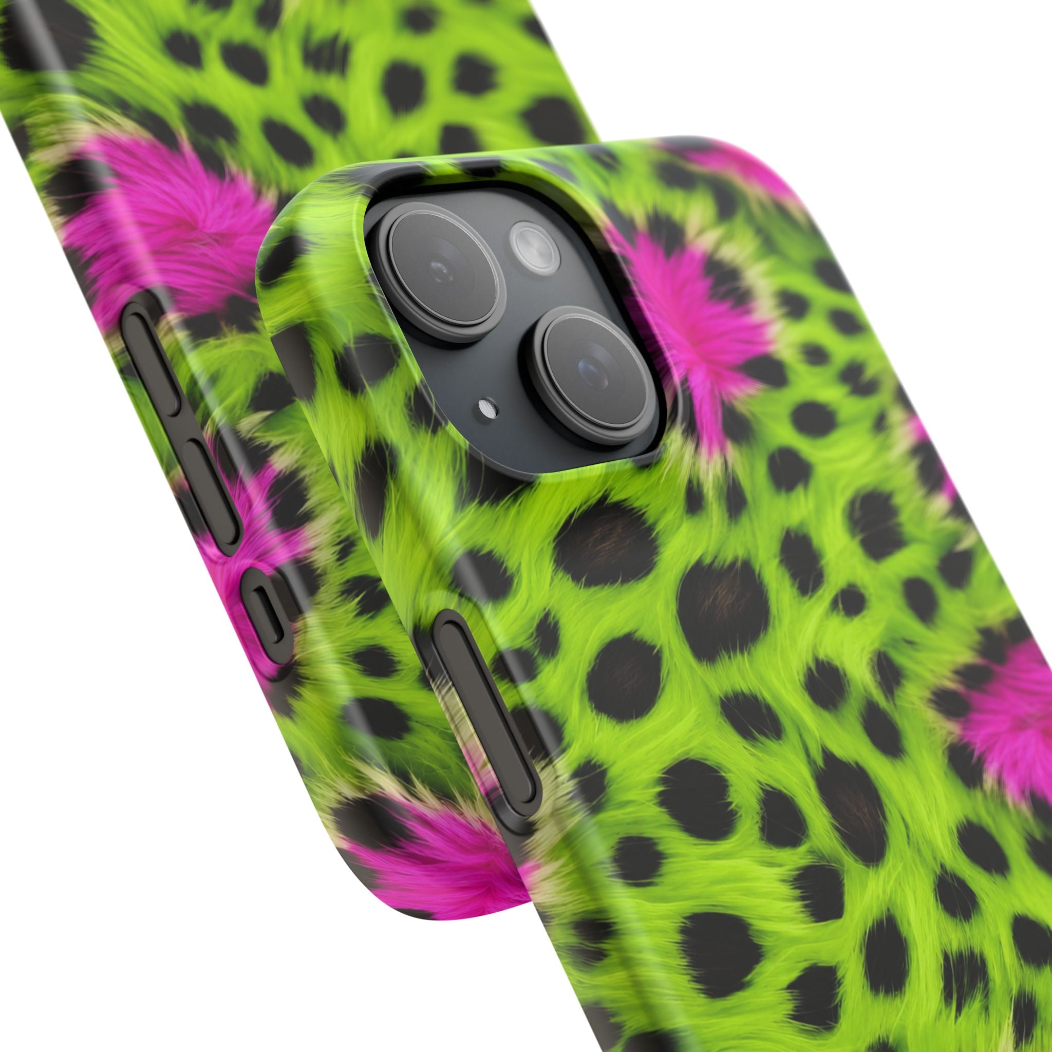 Neon Leopard Phone Case